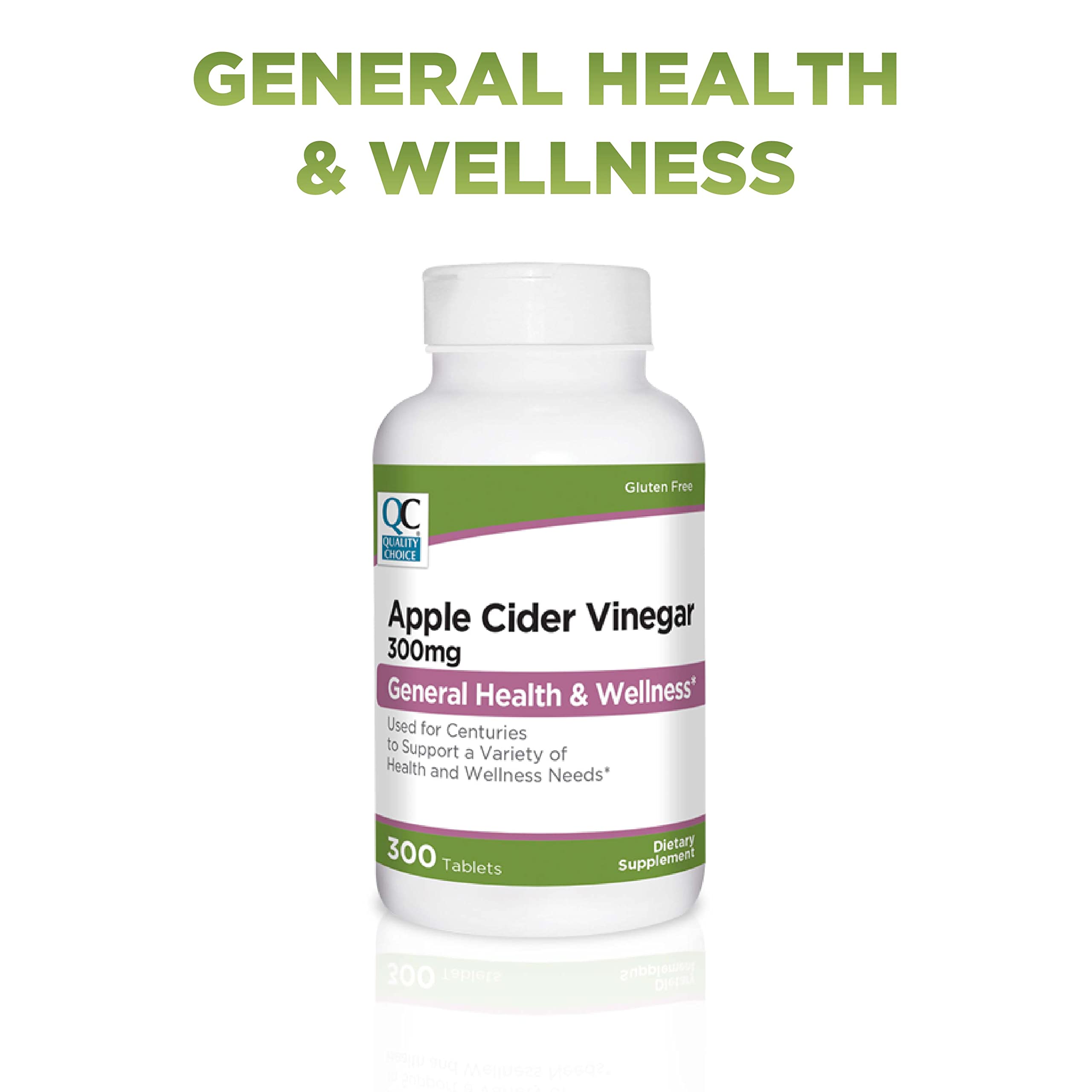 Quality Choice Apple Cider Vinegar 300 mg - General Health and Wellness - Dietary Supp Quality Choice uk supplements