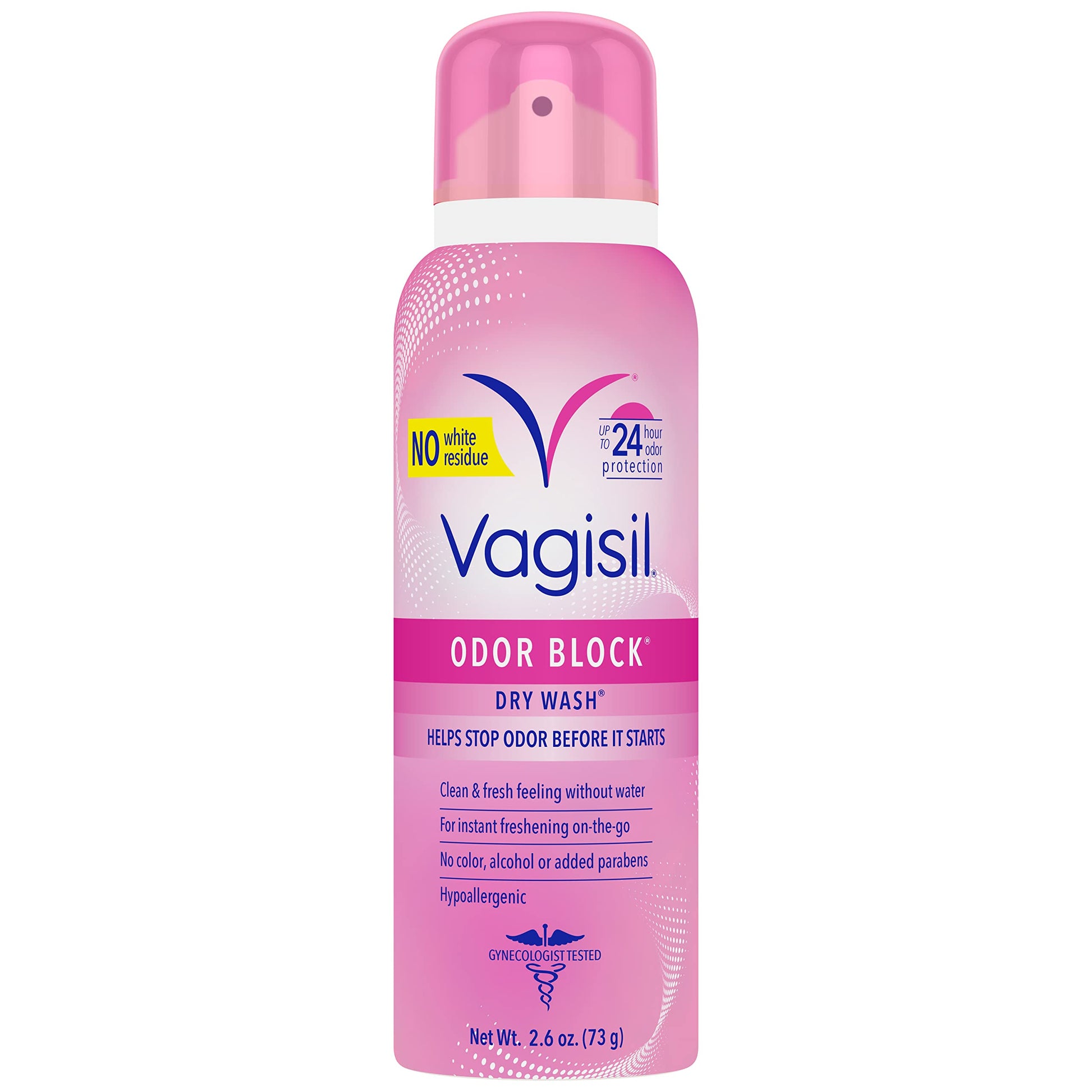 Vagisil Odor Block Dry Wash Spray for Feminine Hygiene, Gynecologist Tested, Hypoallergenic, 2.6 Ounces Vagisil uk supplements