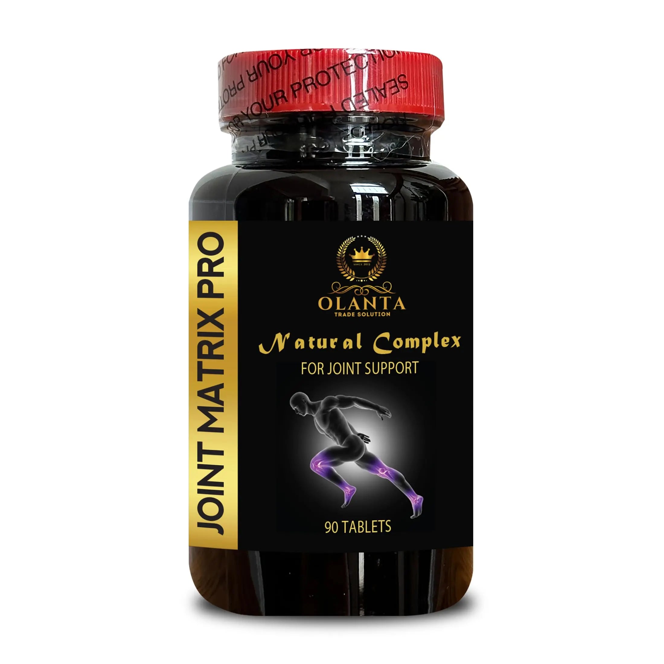 Joint Matrix PRO Natural Complex - Joint Support Supplement for Women, Support Joint Function and Mobility - 1 Bottle 90 Tablets OLANTA TRADE SOLUTION uk supplements