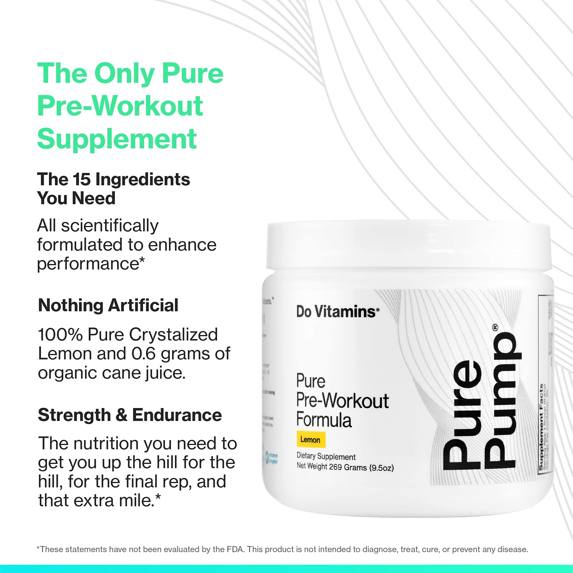 Do Vitamins PurePump - All-Natural Clean Preworkout Powder, Boost Energy, Focus Do Vitamins uk supplements