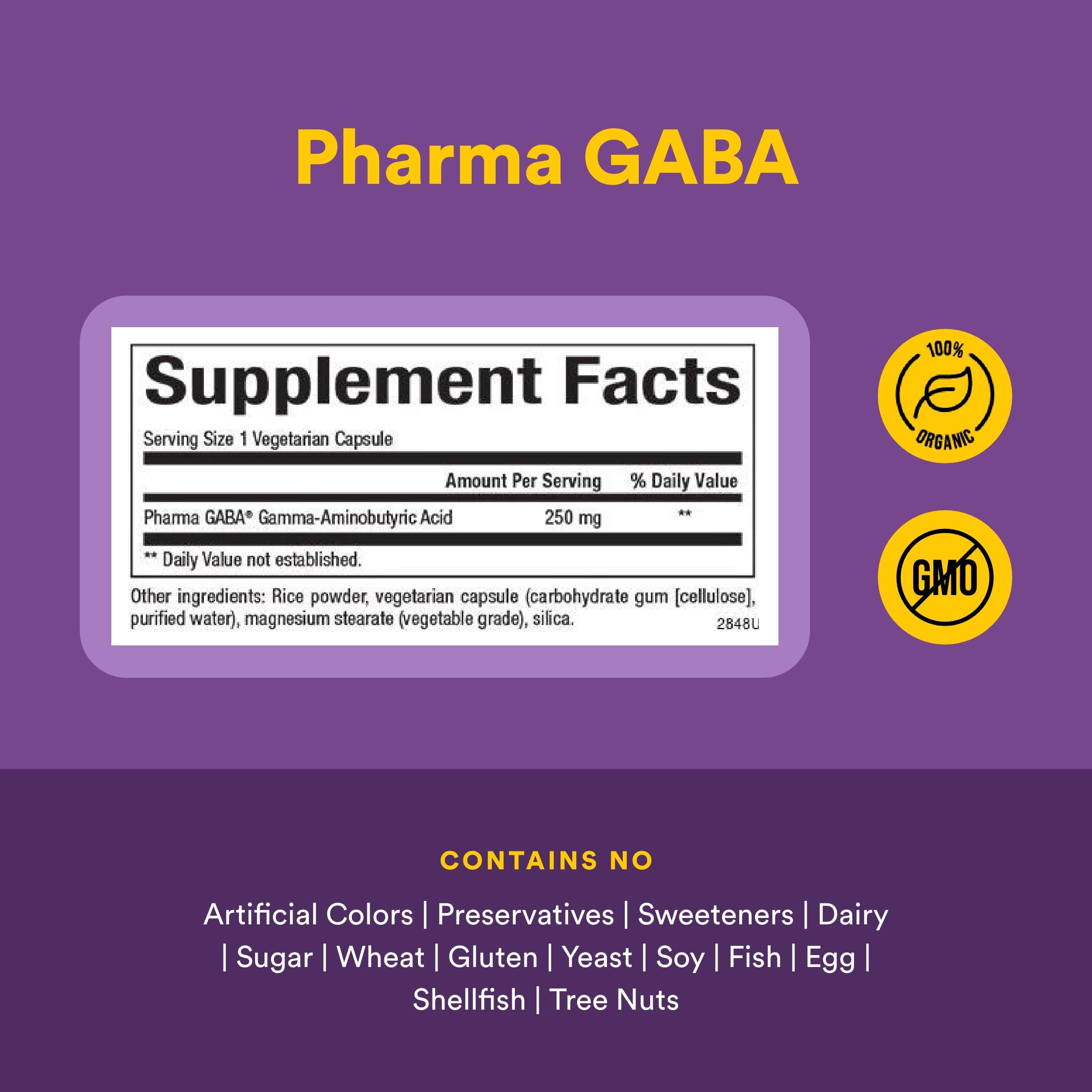 Natural Factors Pharma GABA - Dietary Supplement Supports Calm Sleep & Sleep Quality - Natural, Fast-Working Supplement Aids Focus & Brain Health - 60 Chewable Tablets (60 Servings) Natural Factors uk supplements