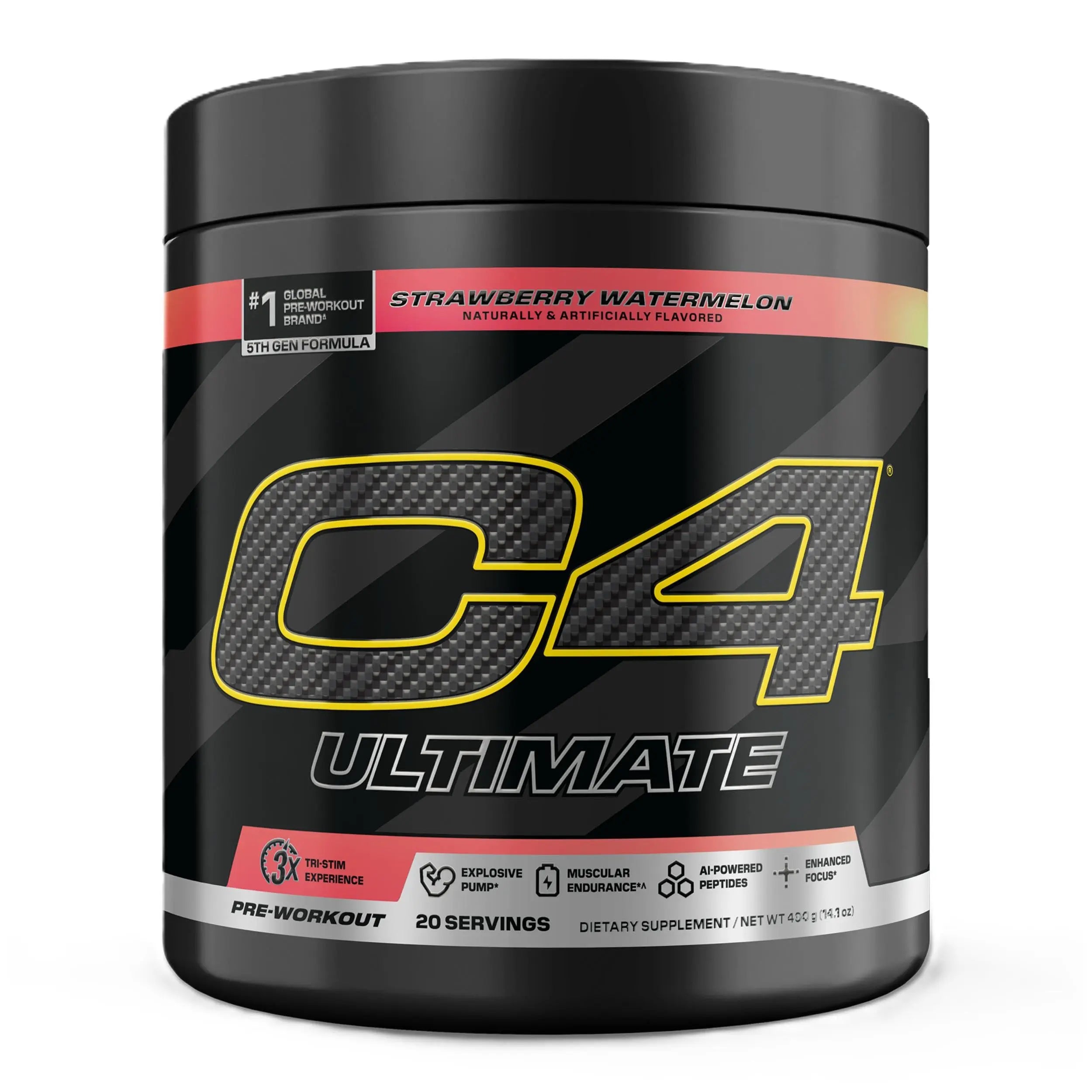 C4 Ultimate Pre Workout Powder Watermelon - Sugar Free Preworkout Energy Supplement for Men & Women - 300mg Caffeine + 3.2g Beta Alanine C4 uk supplements