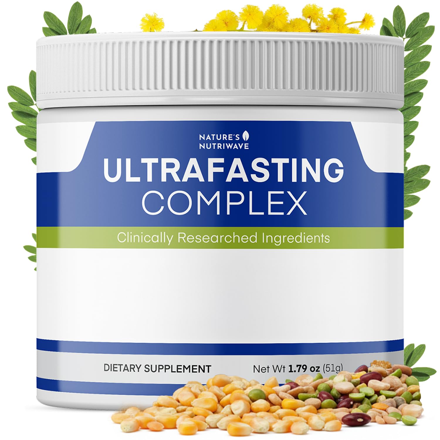 Nature’s NutriWave UltraFasting Complex Powder – Natural Supplement with Niacin, Vitamin B12 & Chromium – Made in the USA,Non-GMO, Easy-to-Use, 1 Month Supply, 1.79oz, 51g Nature’s NutriWave uk supplements