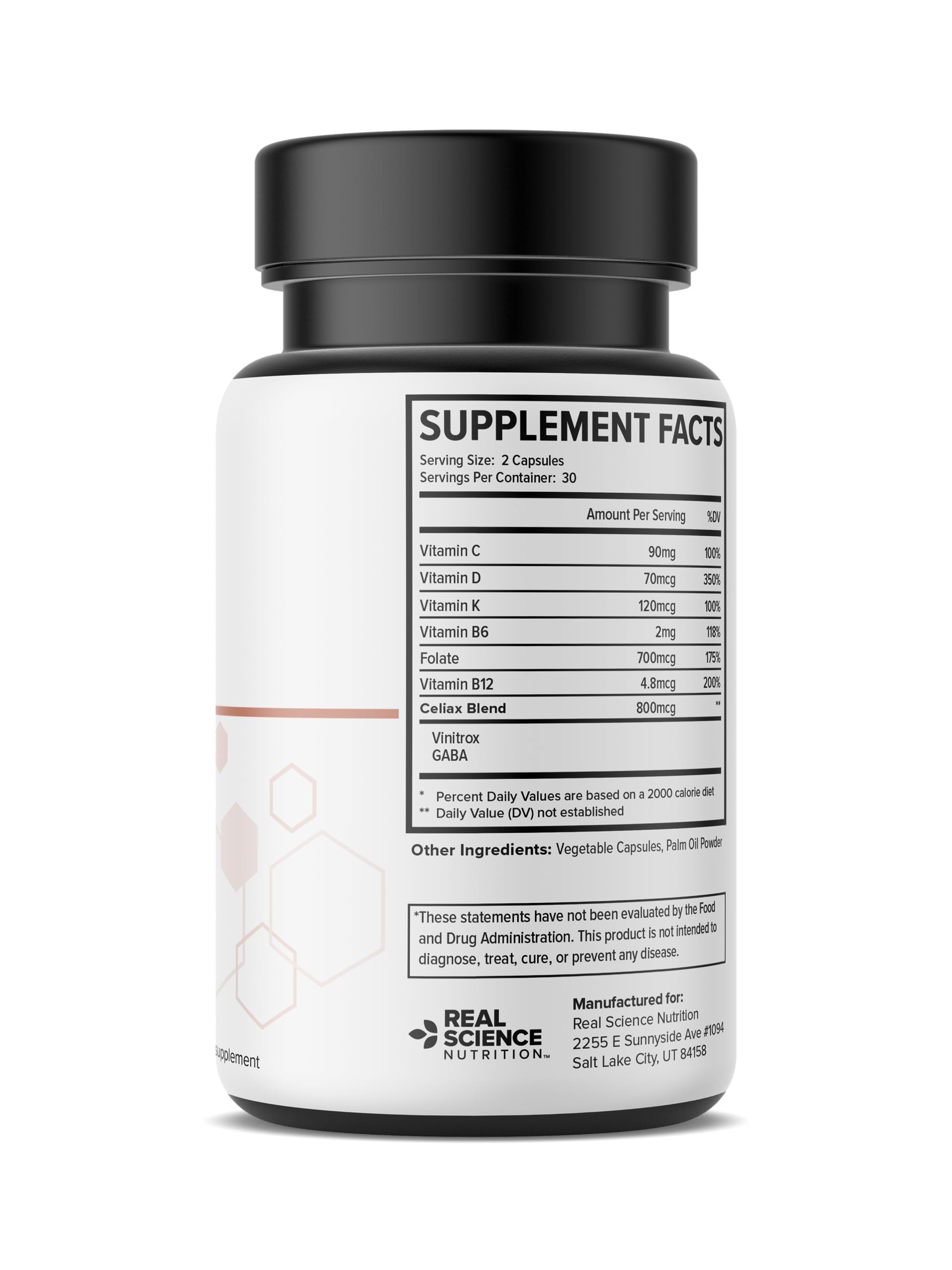 Real Science Nutrition Celi-Act Miracle is a Natural Supplement to Support Celiac Discomfort and Digestive Health Real Science Nutrition uk supplements