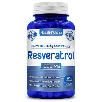 NASA Beahava 100% Pure Resveratrol - 1000mg Per Serving Max Strength (180 Capsules) NasaBeahava uk supplements