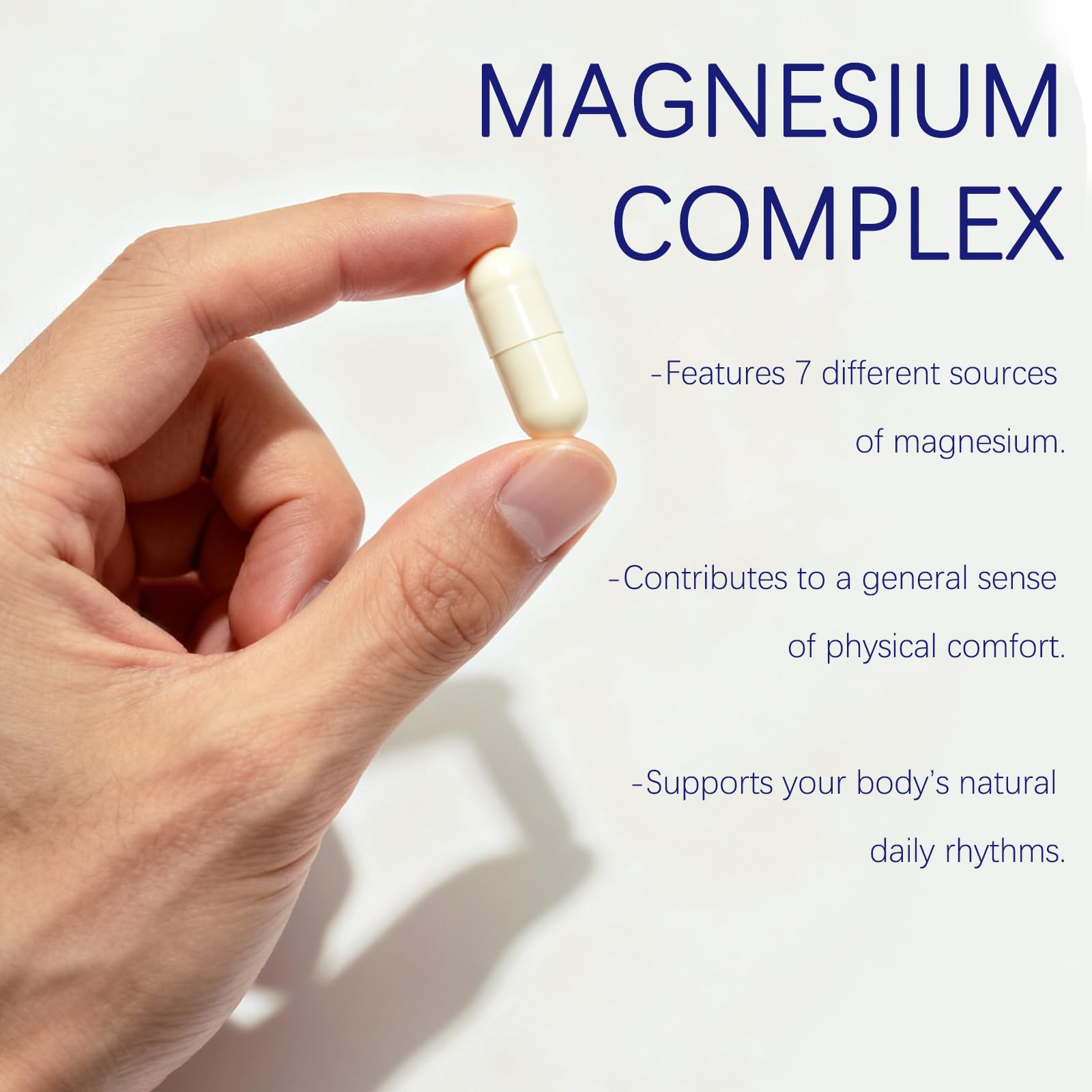 Magnesium Complex 1000mg - 7-in-1 Supplement with Glycinate, Citrate & Malate - Supports Muscle Relaxation, Sleep, Heart Health - High Absorption Capsules, 90 Count (1) CellJuvMax uk supplements