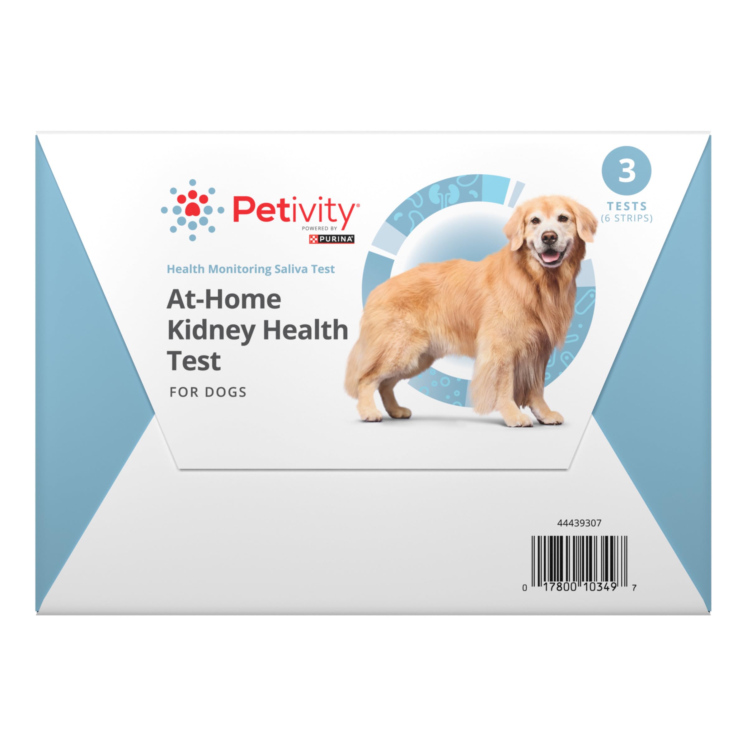 Petivity At-Home Kidney Health Test Kit for Dogs — Quick Saliva Urea Test (2-Minute Home Check), Powered by Purina — Help Detect Early Kidney Changes - (Pack of 3) petivity uk supplements