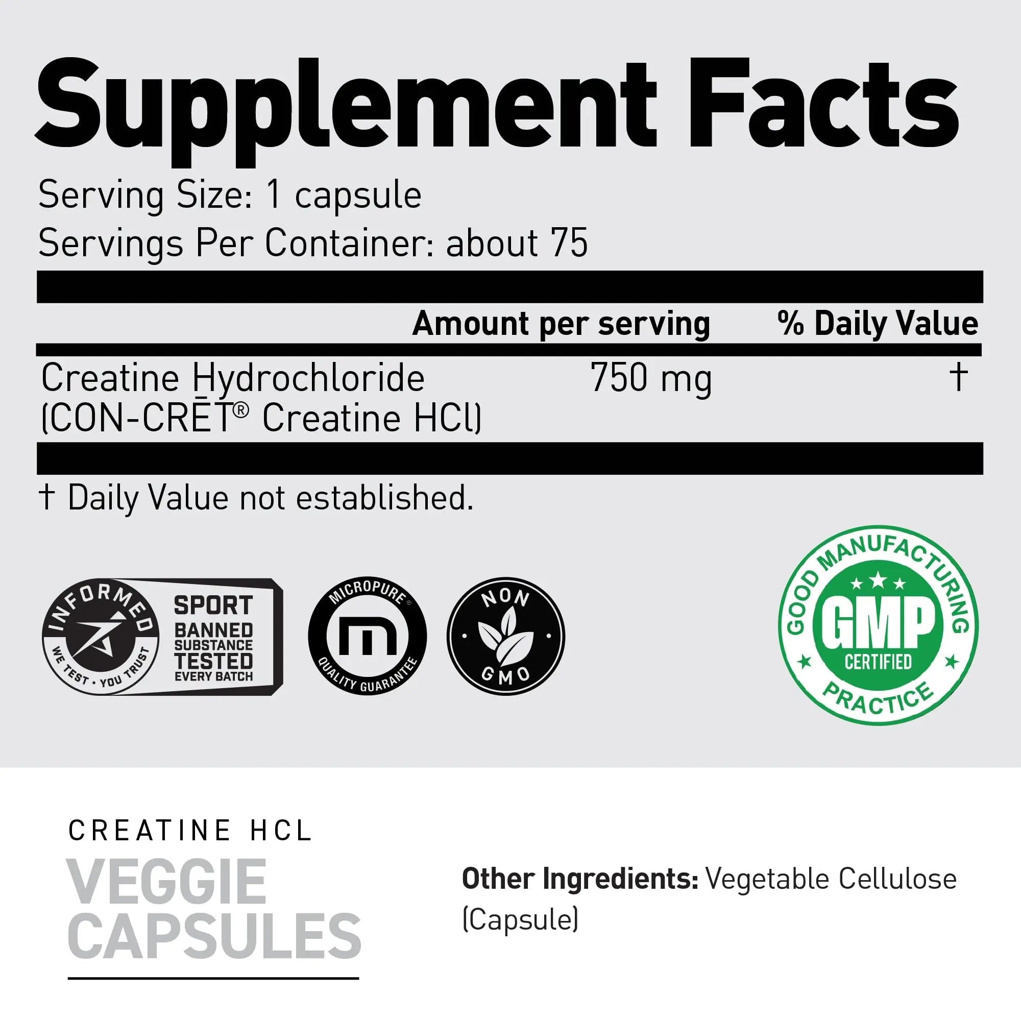 Kaged Creatine HCl Capsules | 7X Concentrated vs Mono | Muscle Building & Recovery | High Absorption | No Bloating | Creatine for Men & Women Kaged uk supplements