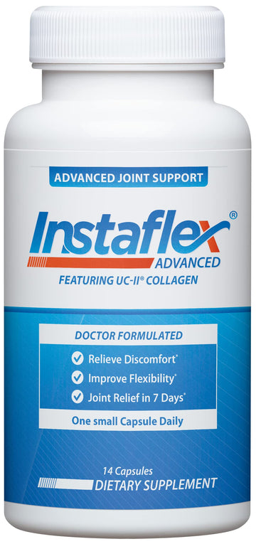 Instaflex Advanced Joint Support - Doctor Formulated Joint Relief Supplement, Featuring Collagen & 5 Other Joint Discomfort Fighting Ingredients - 14 Count Instaflex uk supplements