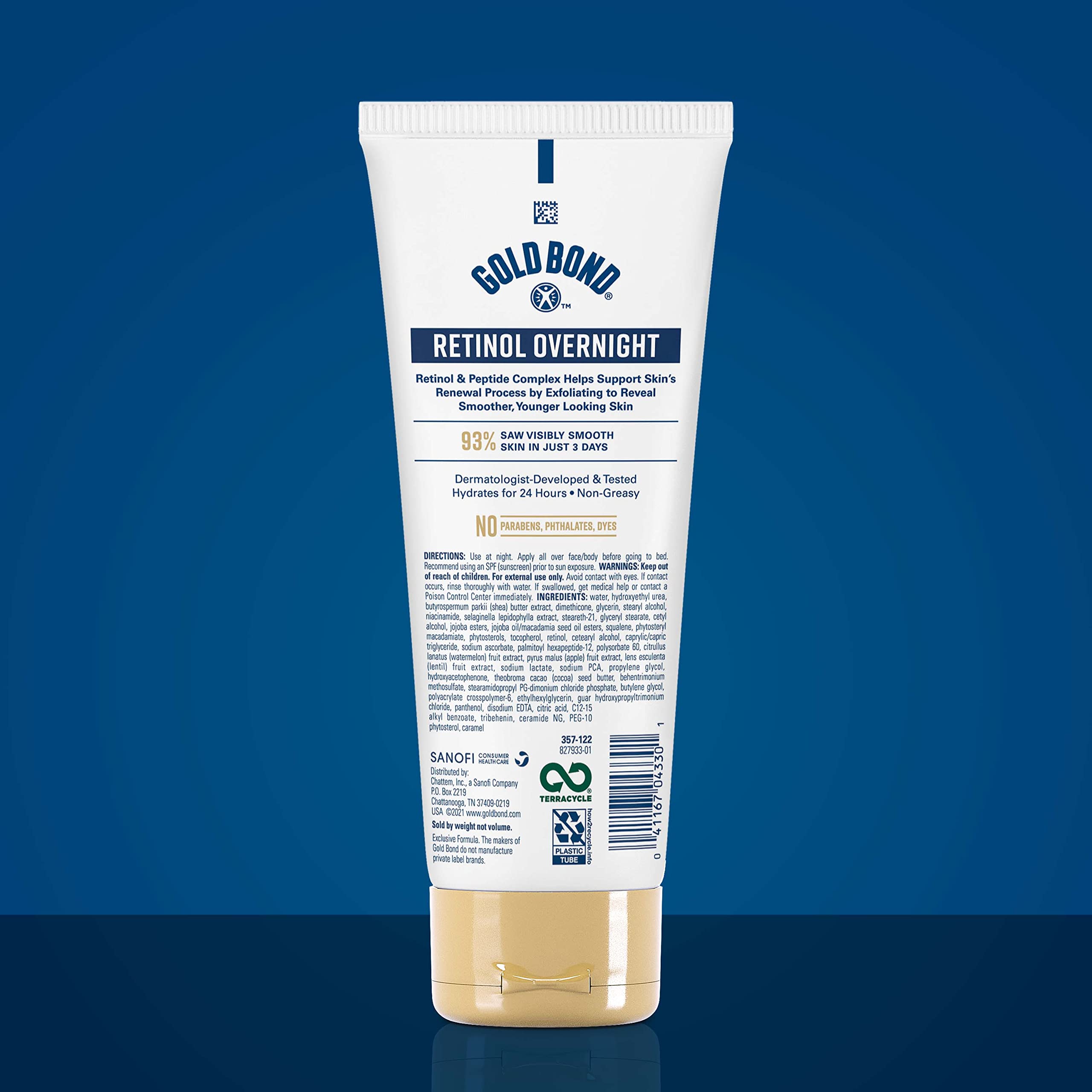 Gold Bond Age Renew Retinol Overnight Body & Face Lotion, With Retinol Gold Bond uk supplements