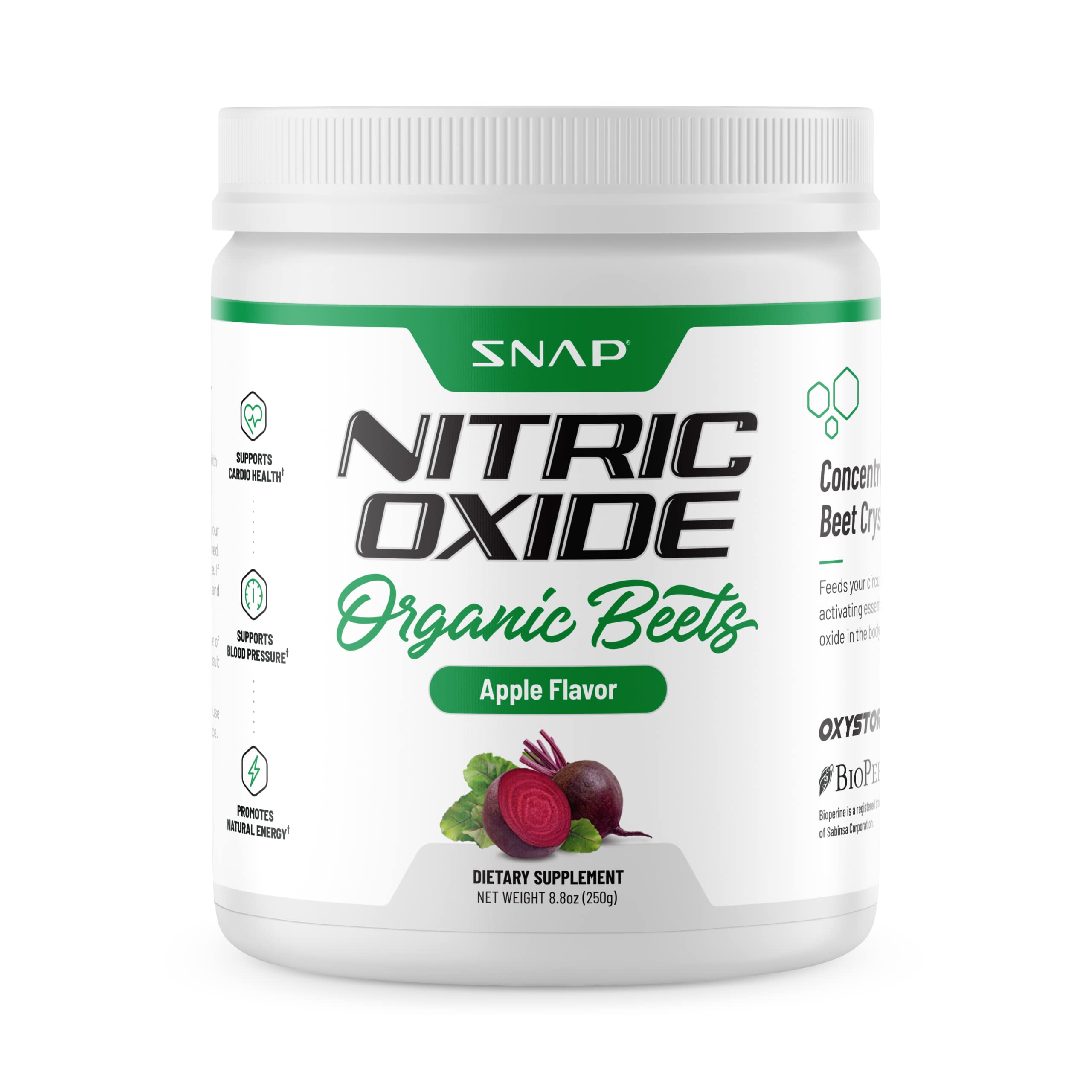 Snap Supplements USDA Organic Beet Root Powder, 3-in-1 Nitric Oxide Supplement Snap Supplements uk supplements