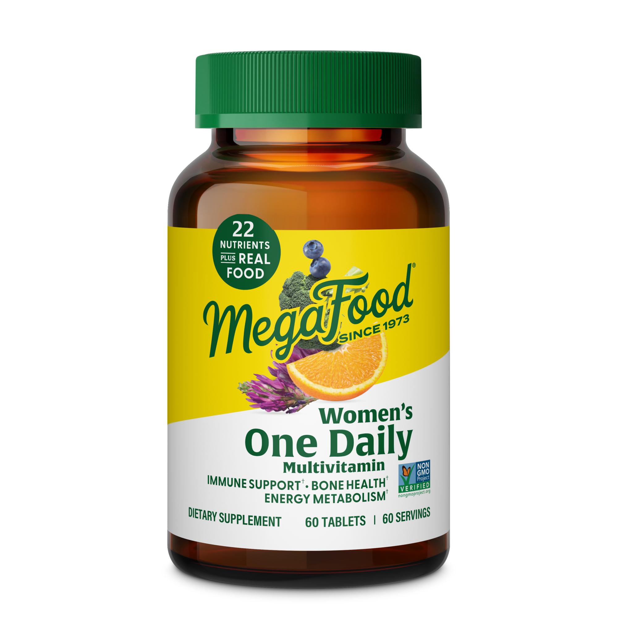 MegaFood Womens Multivitamin One Daily - Multivitamin for Women - Vitamin C, Vitamin D, Iron & B Vitamins - Bone, Energy Metabolism & Immune Support MegaFood uk supplements