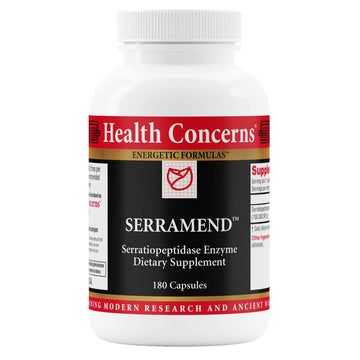Health Concerns Serramend – Immune Defense Support Supplement – Serrapeptase Proteolytic Enzyme – Blood Circulation – Chinese Herbal Supplement for Men & Women – 180 Capsules Health Concerns uk supplements