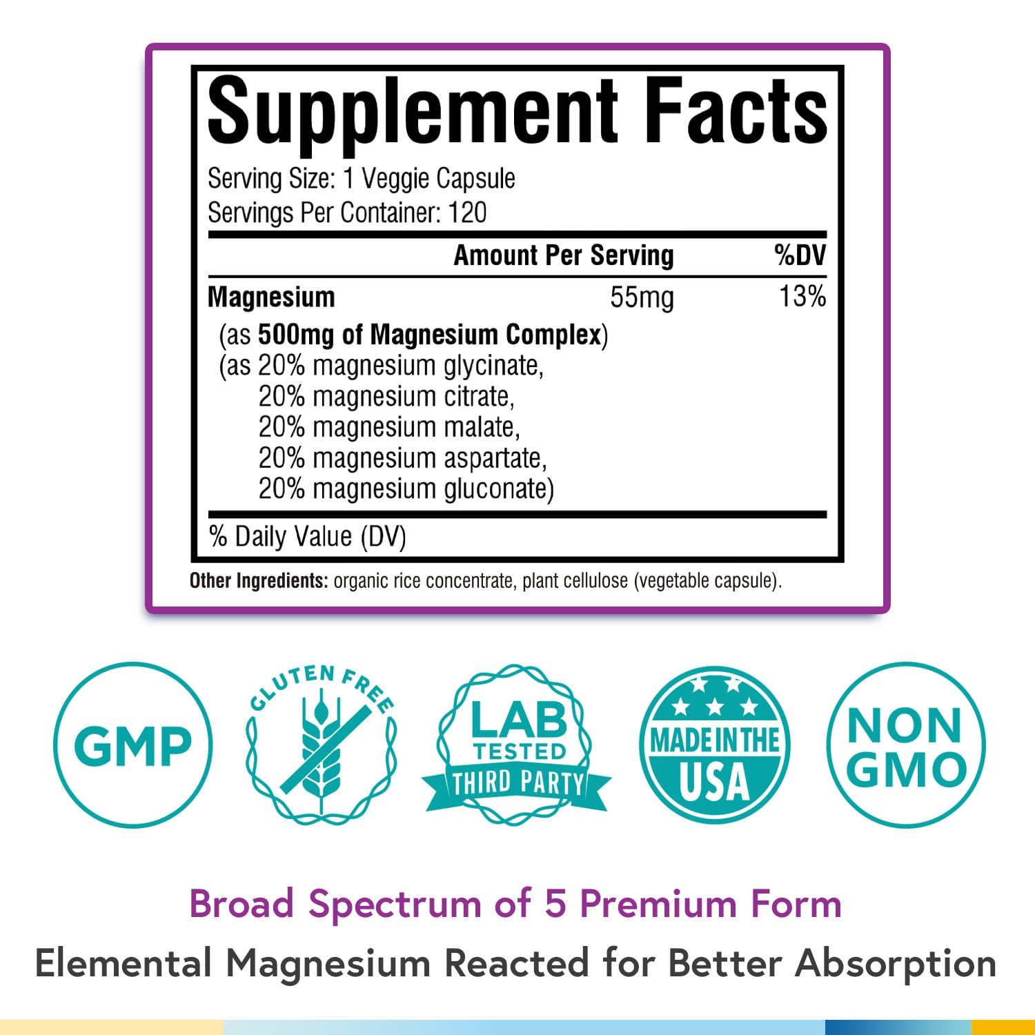 Terranics Magnesium Complex, Total 240 Capsules, Max Absorption, Glycinate, Citrate Terranics uk supplements
