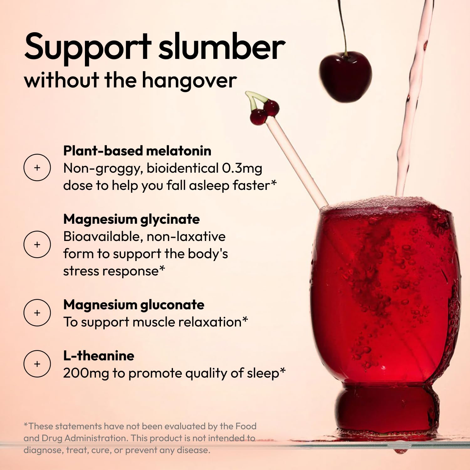 Moon Juice Sleepy Magnesi-Om - Sleep Supplement Powder with Magnesium Glycinate, L-Theanine & Plant-Based Melatonin, Sugar-Free Bedtime Drink Mix for Deep Sleep w/o Grogginess, Cherry, 35 Servings Moon Juice uk supplements