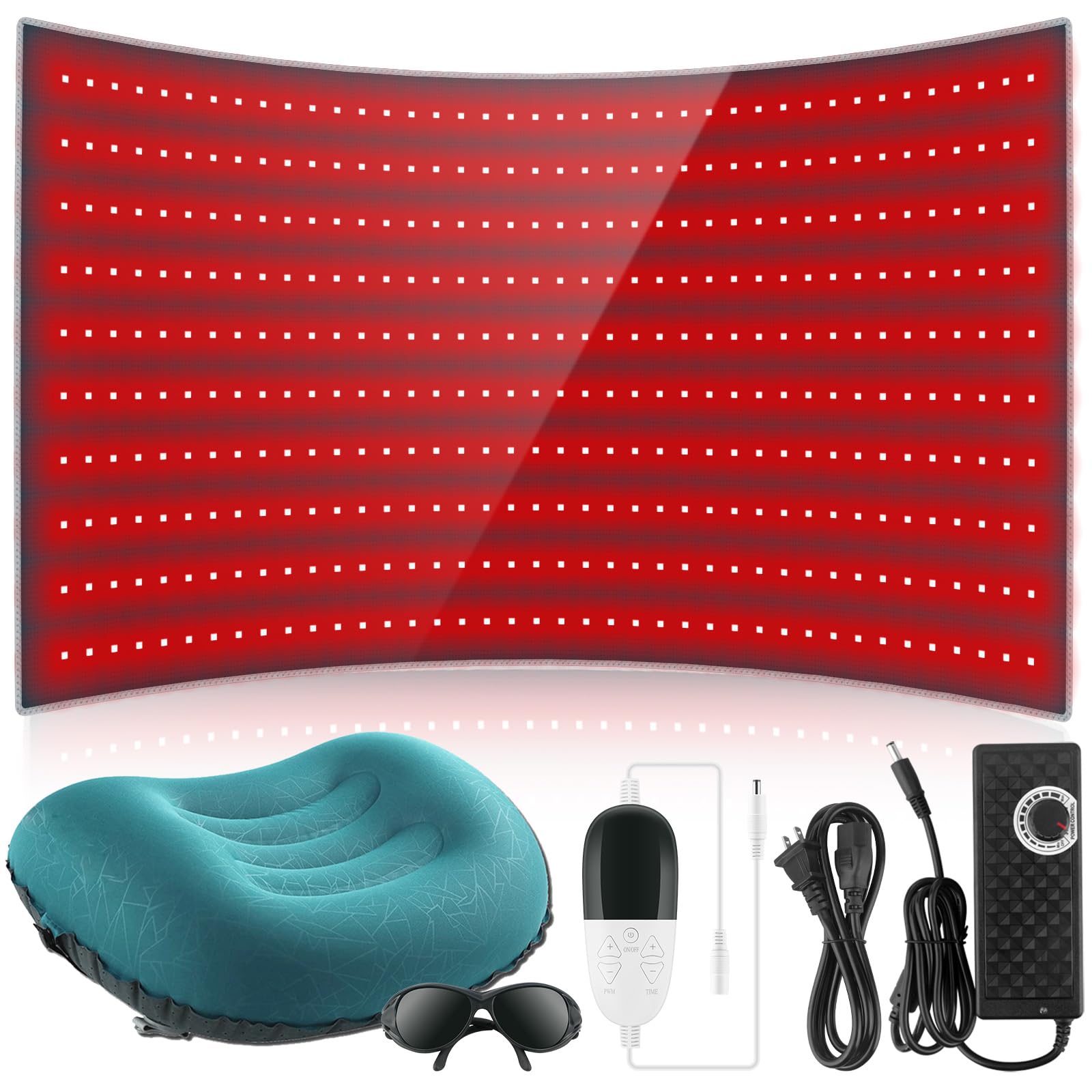 Red Light Therapy Pad 38 * 23.6 in - Red Light Therapy Body, 400 LEDs Using 660nm Red Light Rutollmit uk supplements
