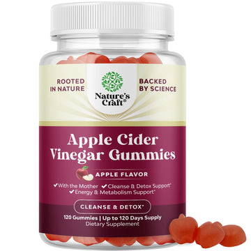 ACV Apple Cider Vinegar Gummies - Natural Energy Supplement ACV with Mother Bio Sense uk supplements