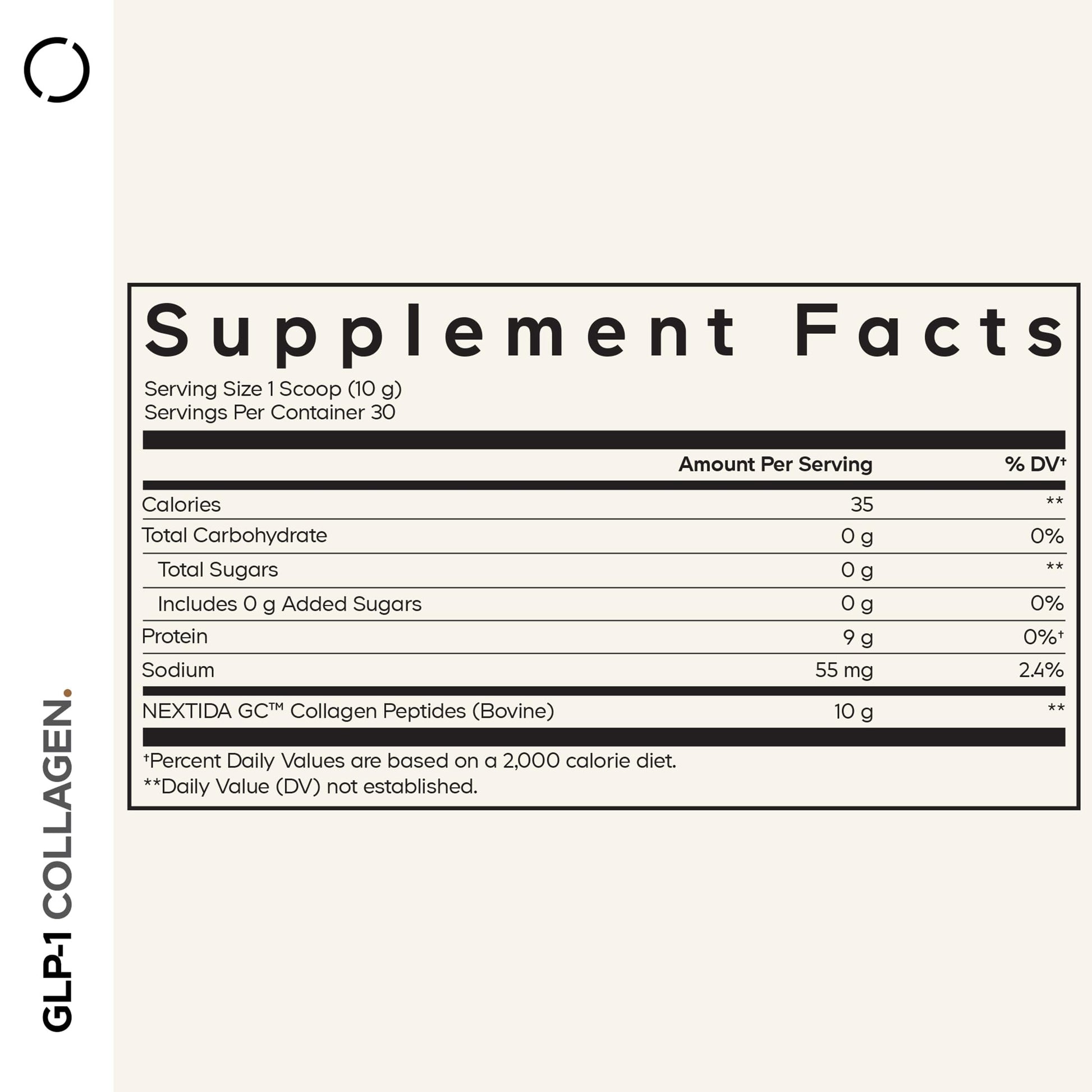 Codeage GLP-1 Collagen Powder Supplement - Nextida GC Collagen Peptides - GLP 1 Support - Hydrolyzed, Grass-Fed, Type I & III, Unflavored - Non-GMO, Gluten-Free, Dairy-Free - 10.58 Oz Codeage uk supplements
