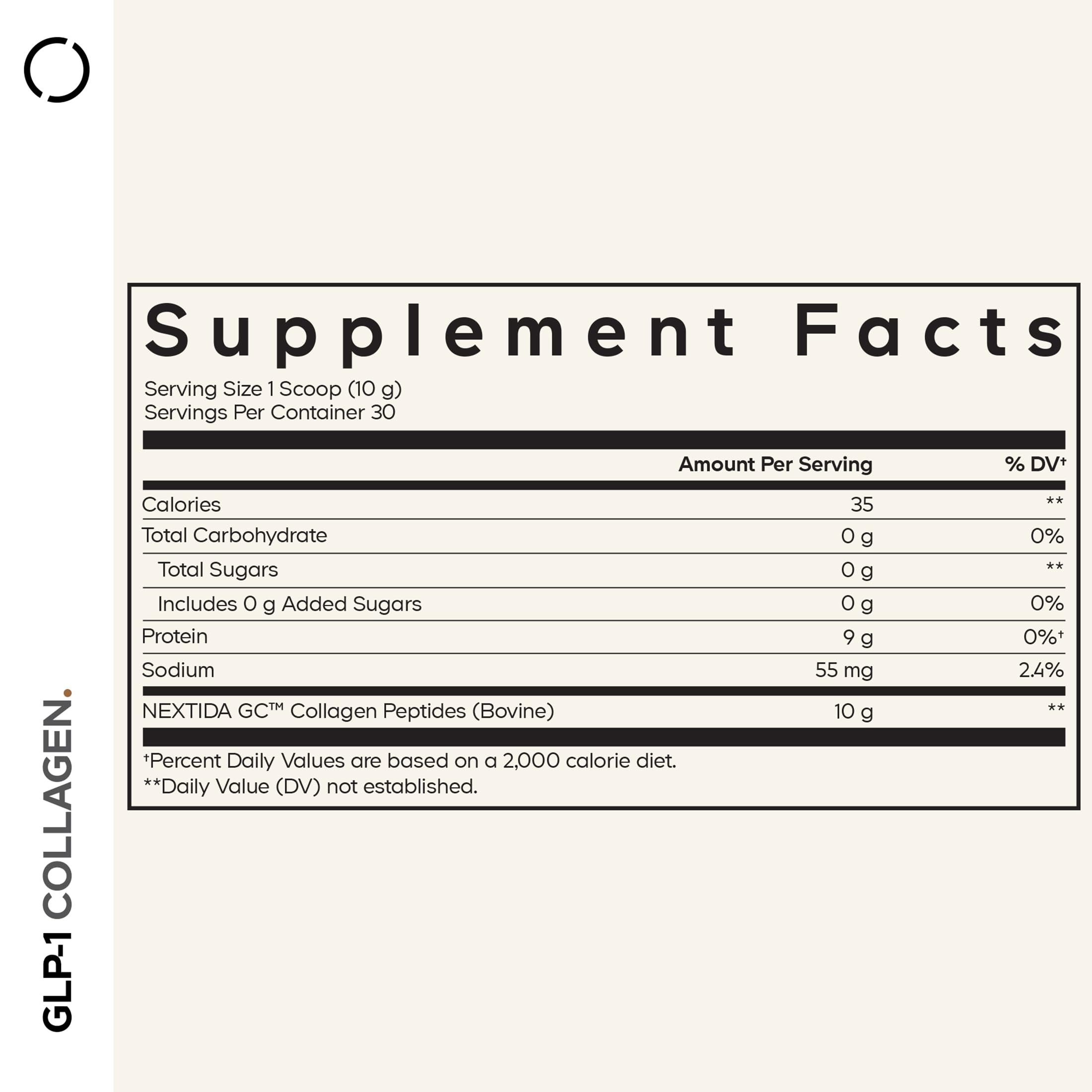 Codeage GLP-1 Collagen Powder Supplement - Nextida GC Collagen Peptides - GLP 1 Support - Hydrolyzed, Grass-Fed, Type I & III, Unflavored - Non-GMO, Gluten-Free, Dairy-Free - 10.58 Oz Codeage uk supplements