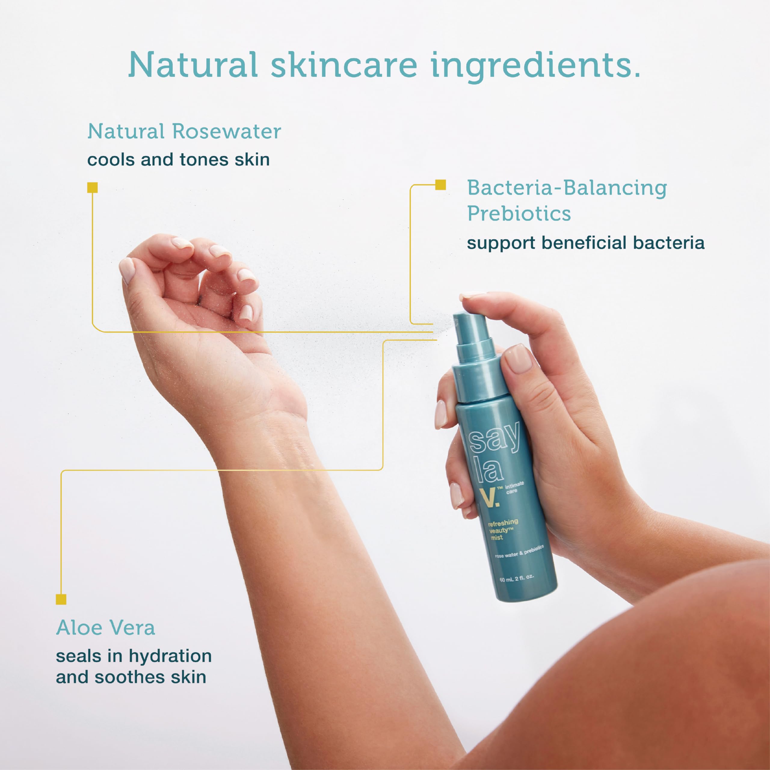 say la V. Refreshing Veauty Mist, pH Balanced, Feminine Hygiene Spray to Neutralize Vulva Odor SAY LA V uk supplements
