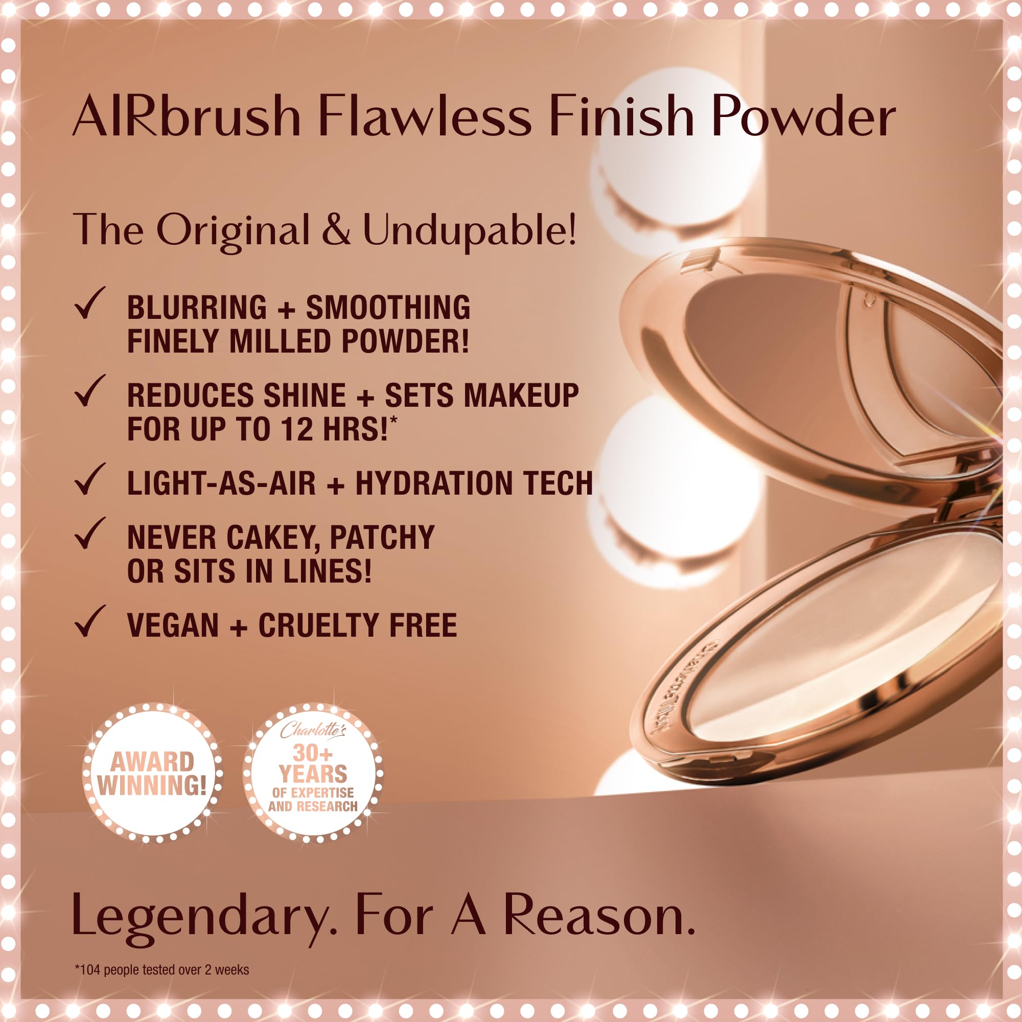 Charlotte Tilbury Airbrush Flawless Finish Setting Powder - Pore-Blurring Pressed Powder for Face Makeup to Minimize Shine with a Soft-Focus Finish - 1 Fair Charlotte Tilbury uk supplements