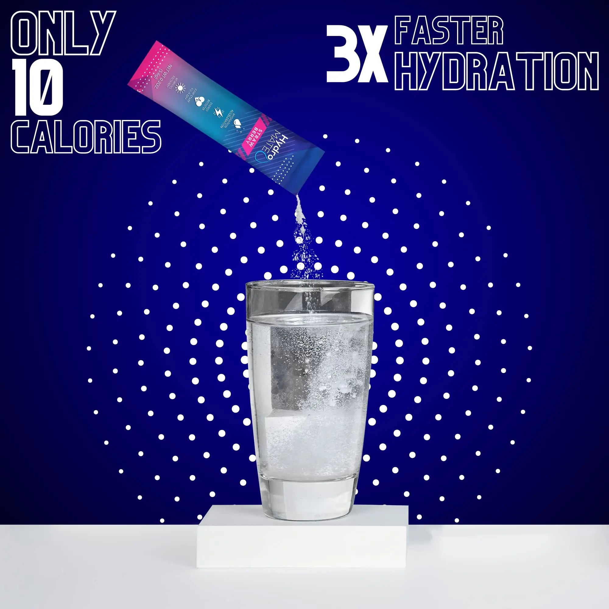 HydroMATE Electrolytes Powder Drink Mix Packets Hydration Accelerator Low Sugar Party Favors for Rapid Recovery Vitamin C Plu NatureWorks uk supplements