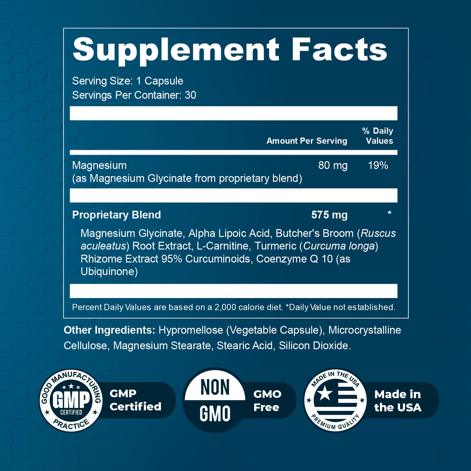 Nature’s NutriWave Alphacur – Natural Supplement with Magnesium, Alpha Lipoic Acid, Turmeric & CoQ10 – Non-GMO, 100% Natural, Made in the USA, GMP-Certified – 30 Capsules, 2 Month Supply Nature’s NutriWave uk supplements