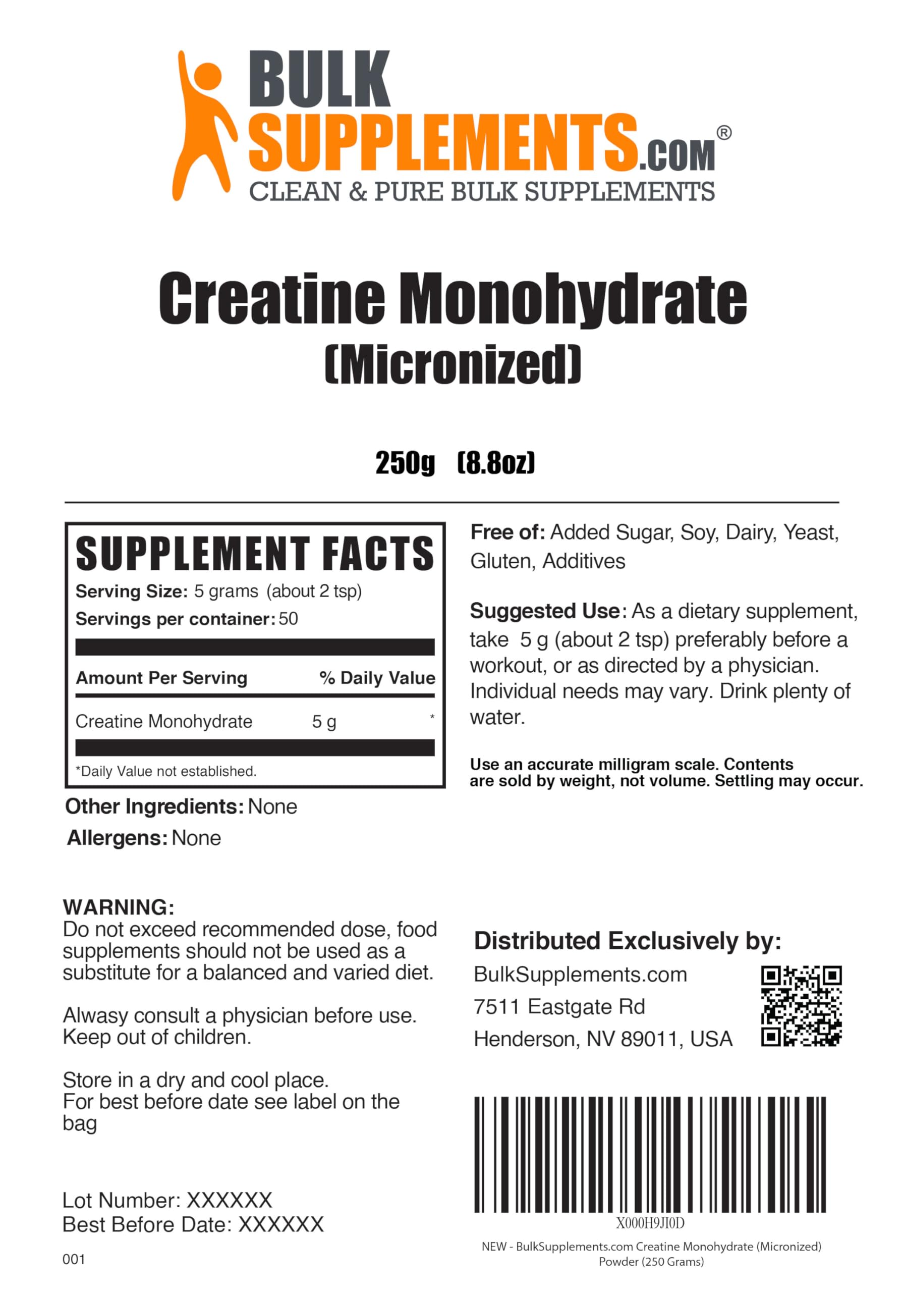 BULKSUPPLEMENTS.COM Creatine Monohydrate Powder - Micronized Creatine BULKSUPPLEMENTS.COM uk supplements