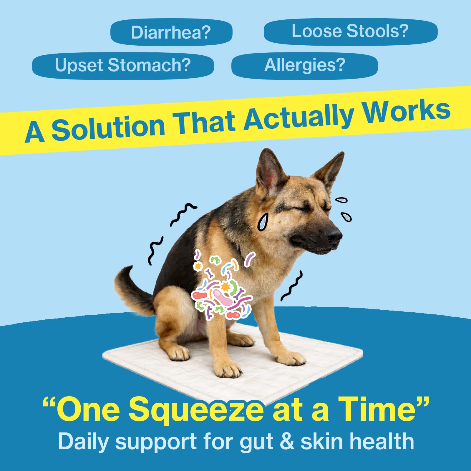Doctor By Squeeze Probiotics for Dogs Gut Health Immunity Skin&Allergy Care Diarrhea Relief Digestive Stomach Support with L. crispatus KT-11 Lickable Paste Formula Individually Packaged, Chicken Doctor By uk supplements