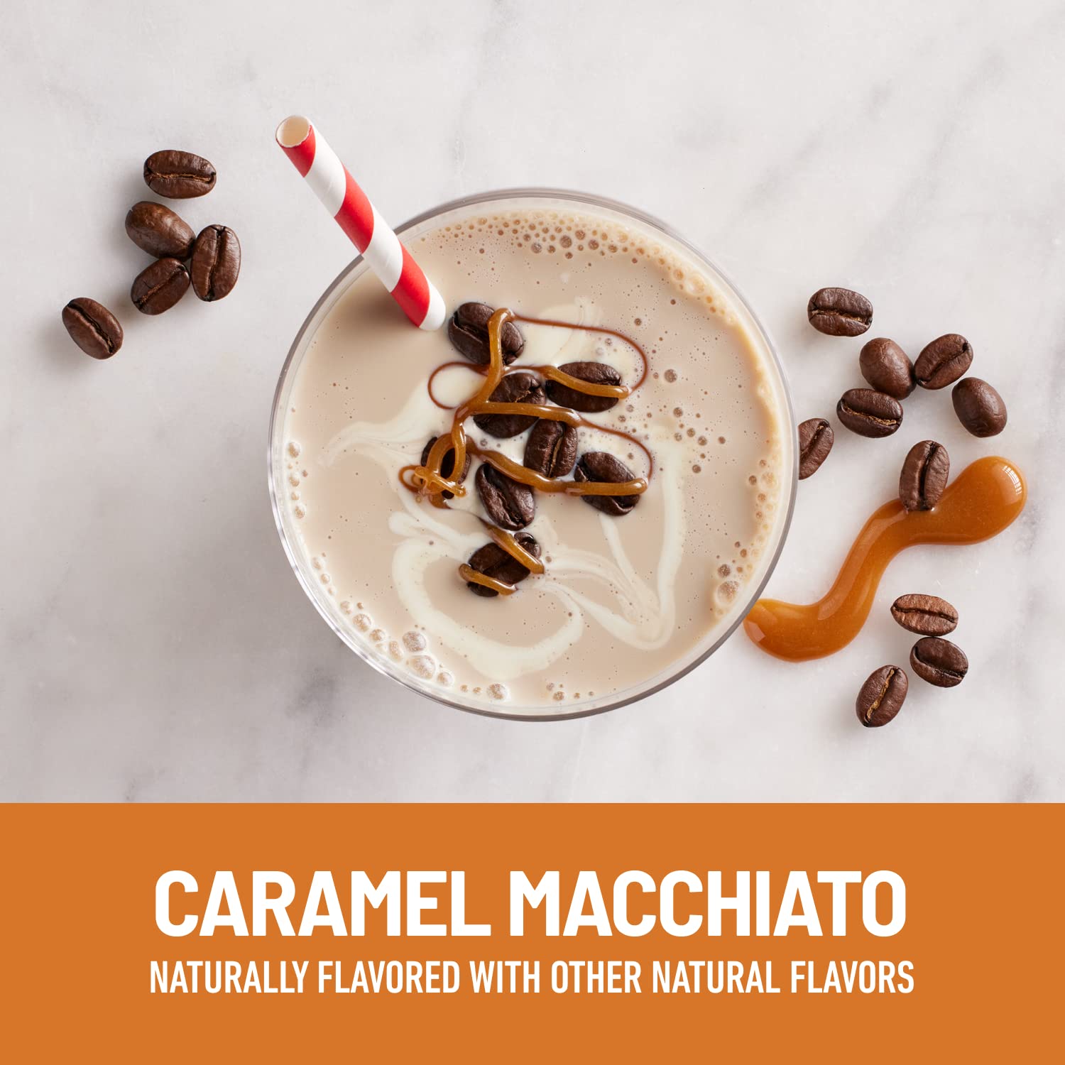 SlimFast Protein Shake with Caffeine, Caramel Macchiato- 20g Protein SlimFast uk supplements