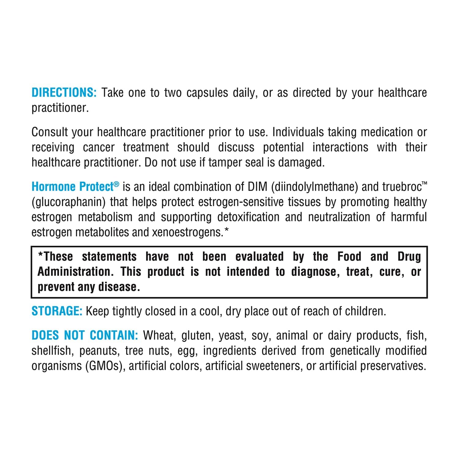 XYMOGEN Hormone Protect - Dim Supplements for Women with Glucoraphanin from Broccoli Extract - Promote Detoxification, Balance & Protect Estrogen Sensitive Tissues in The Breast & More (60 Capsules) XYMOGEN uk supplements