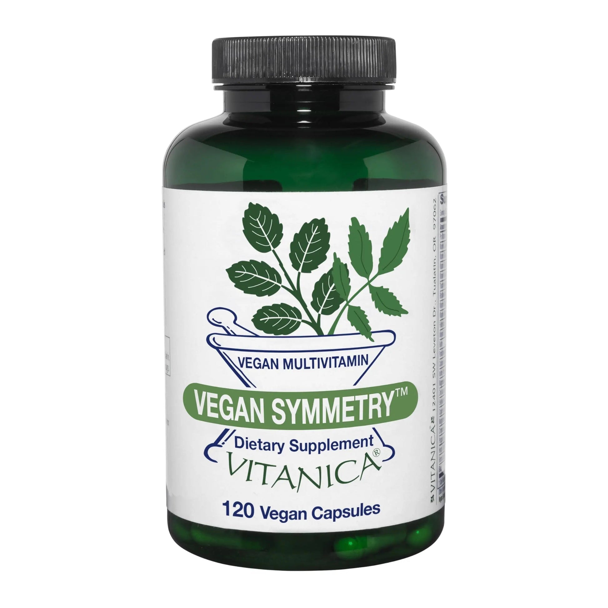 Vitanica Vegan Symmetry - Daily Multivitamin for Vegans - Heart, Bone & Immune System Health Support with Vitamin B12, Zinc, Calcium Vitanica uk supplements