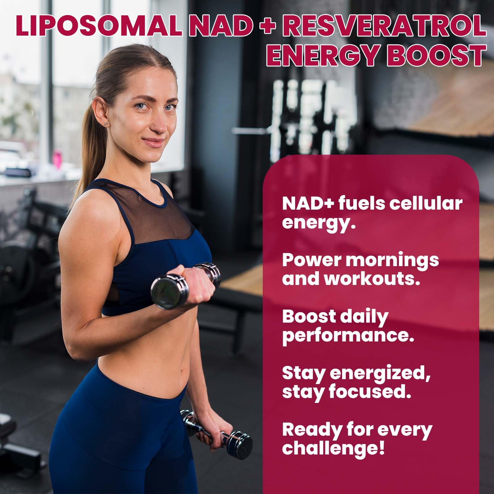Liposomal NAD Supplement - 1200mg NAD+ Liquid Drops for Women & Men with Resveratrol, Black Pepper Extract - Support Anti-Aging, Brain & Cellular Mitochondrial Health - 2 Fl Oz, Strawberry Flavor Hovika uk supplements