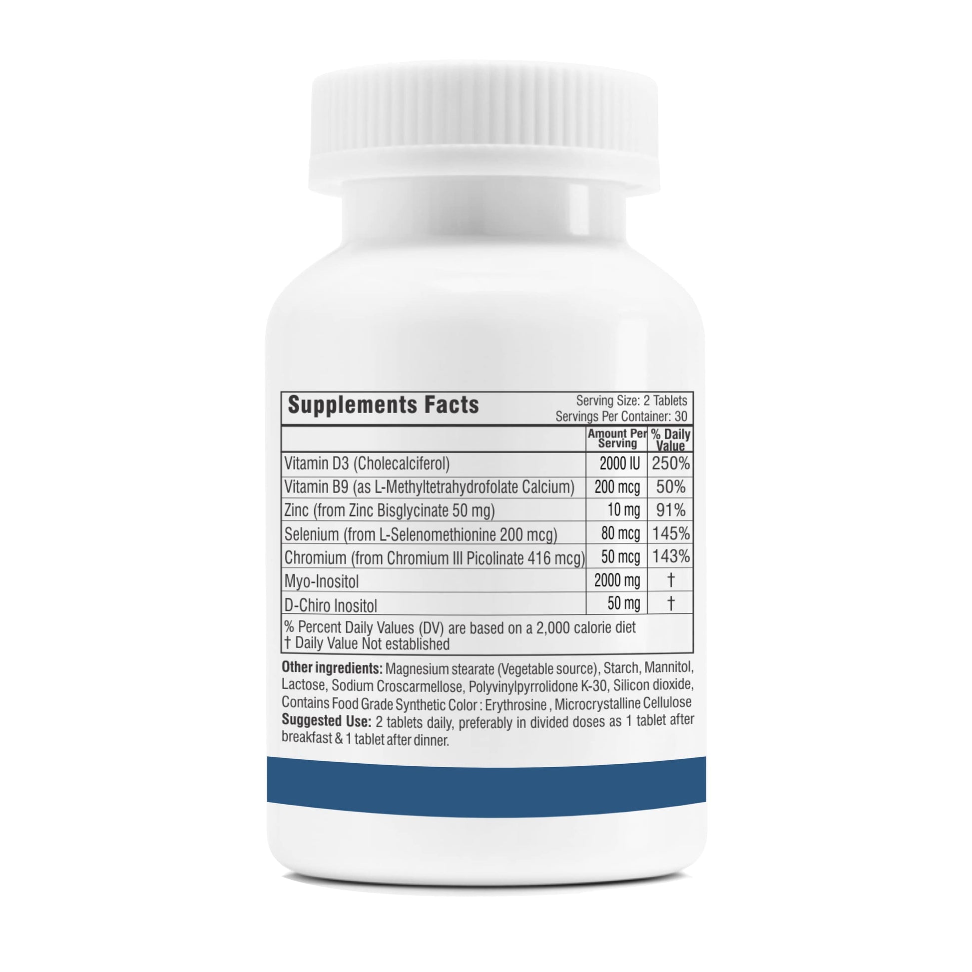 Trexgenics SYNERGISTIC & ADVANCED PCOS Support Myo-Inositol 1000 mg, D-Chiro Trexgenics uk supplements