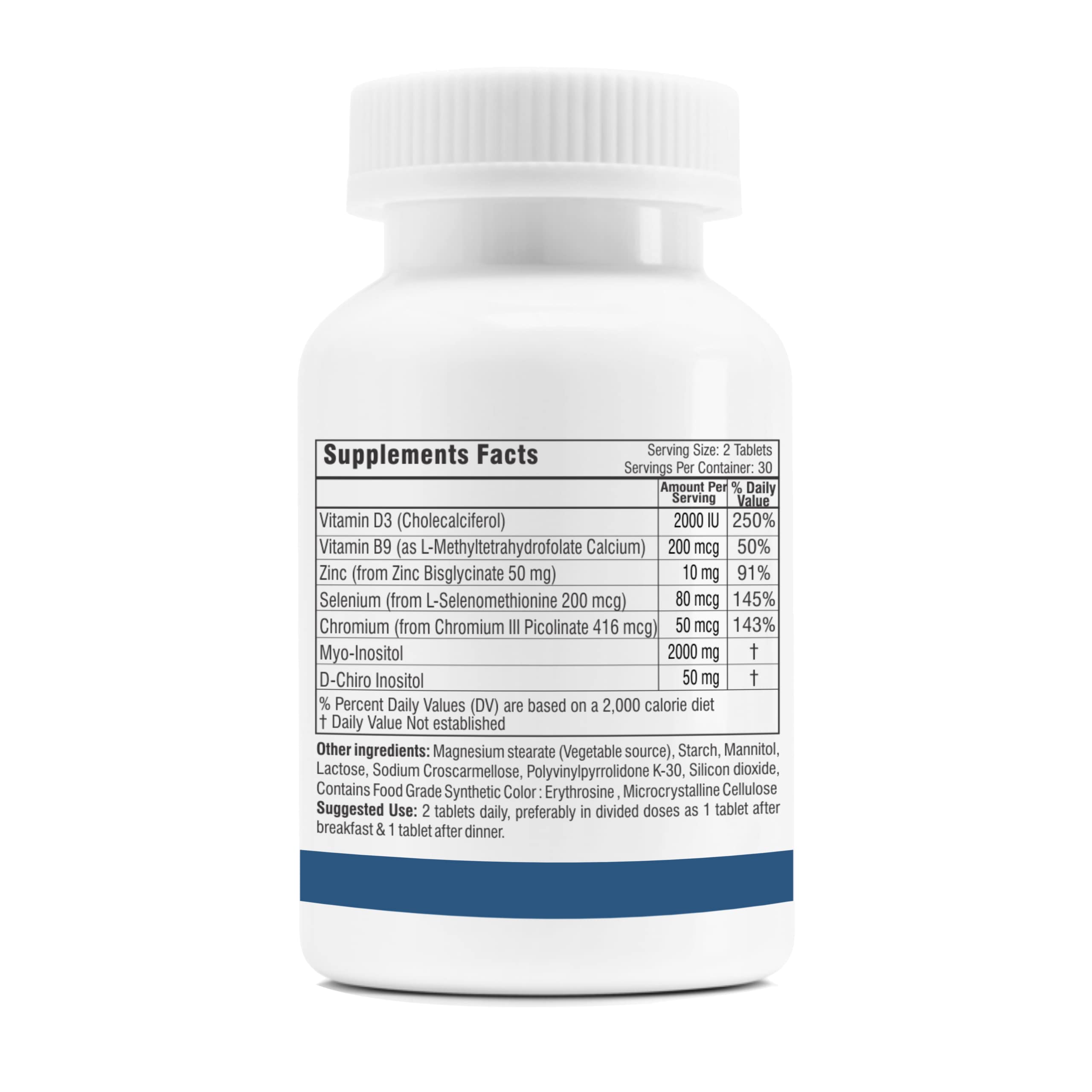 Trexgenics SYNERGISTIC & ADVANCED PCOS Support Myo-Inositol 1000 mg, D-Chiro Trexgenics uk supplements