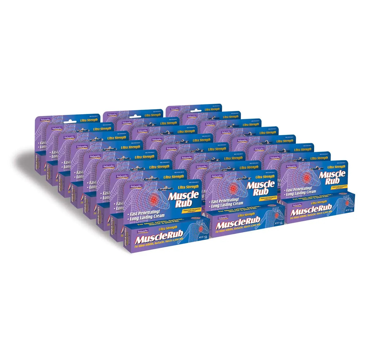 Ultra Strength Muscle Rub 24 Pack Natureplex uk supplements