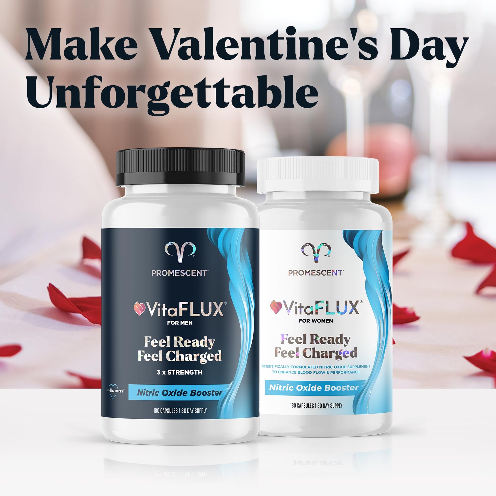 Promescent VitaFLUX Nitric Oxide Supplements for Men, Fast Acting Male Enhancing Pills for Stamina, Size & Performance, L-Arginine L-Citrulline L-Carnitine (30 Servings) Promescent uk supplements