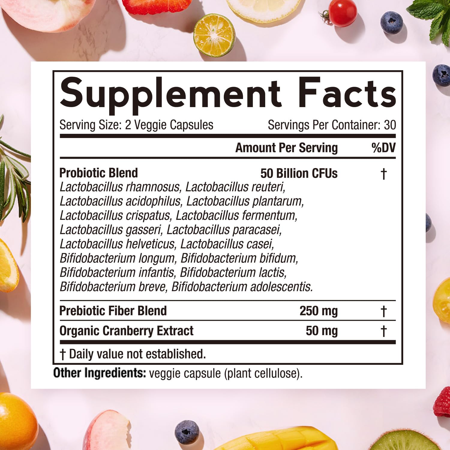 Doctor's Recipes Women's Probiotics, 50 Billion CFU 16 Strains, with Organic Prebiotics Doctor's Recipes uk supplements