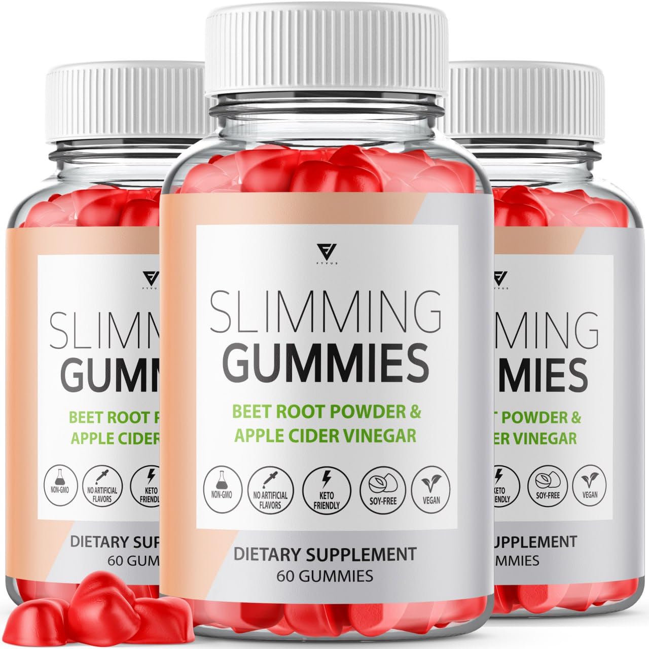 (3 Pack) Slimming Gummies It Works for Weight Loss with Apple Cider Vinegar Itworks Its Fyvus uk supplements