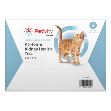 Petivity At-Home Kidney Health Test Kit for Cats — Quick Saliva Urea Test (2-Minute Home Check), Powered by Purina — Help Detect Early Kidney Changes - (Pack of 3) petivity uk supplements