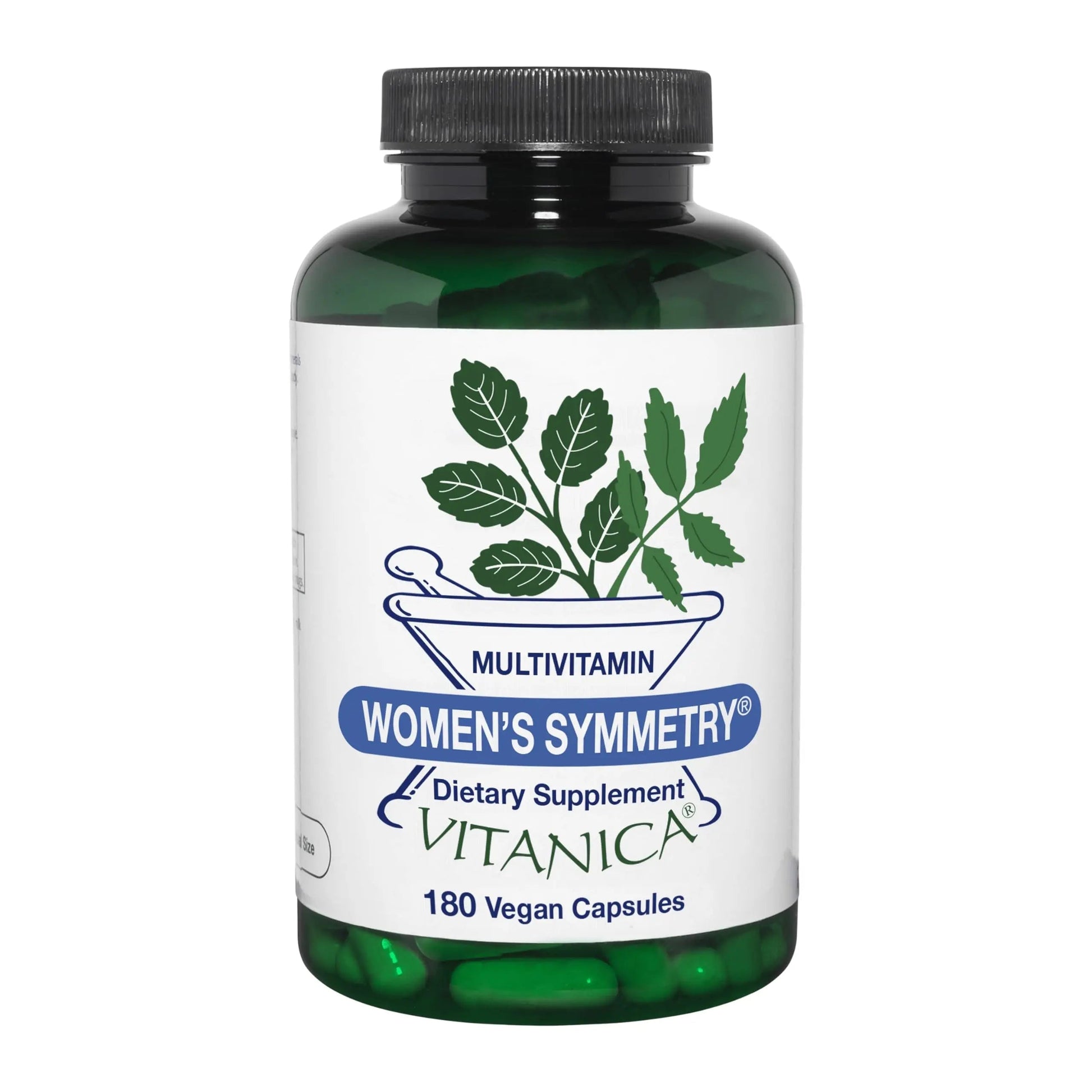 Vitanica Women's Symmetry, High Potency Daily Multivitamin, Vegan/Vegetarian, 180 Capsules Vitanica uk supplements