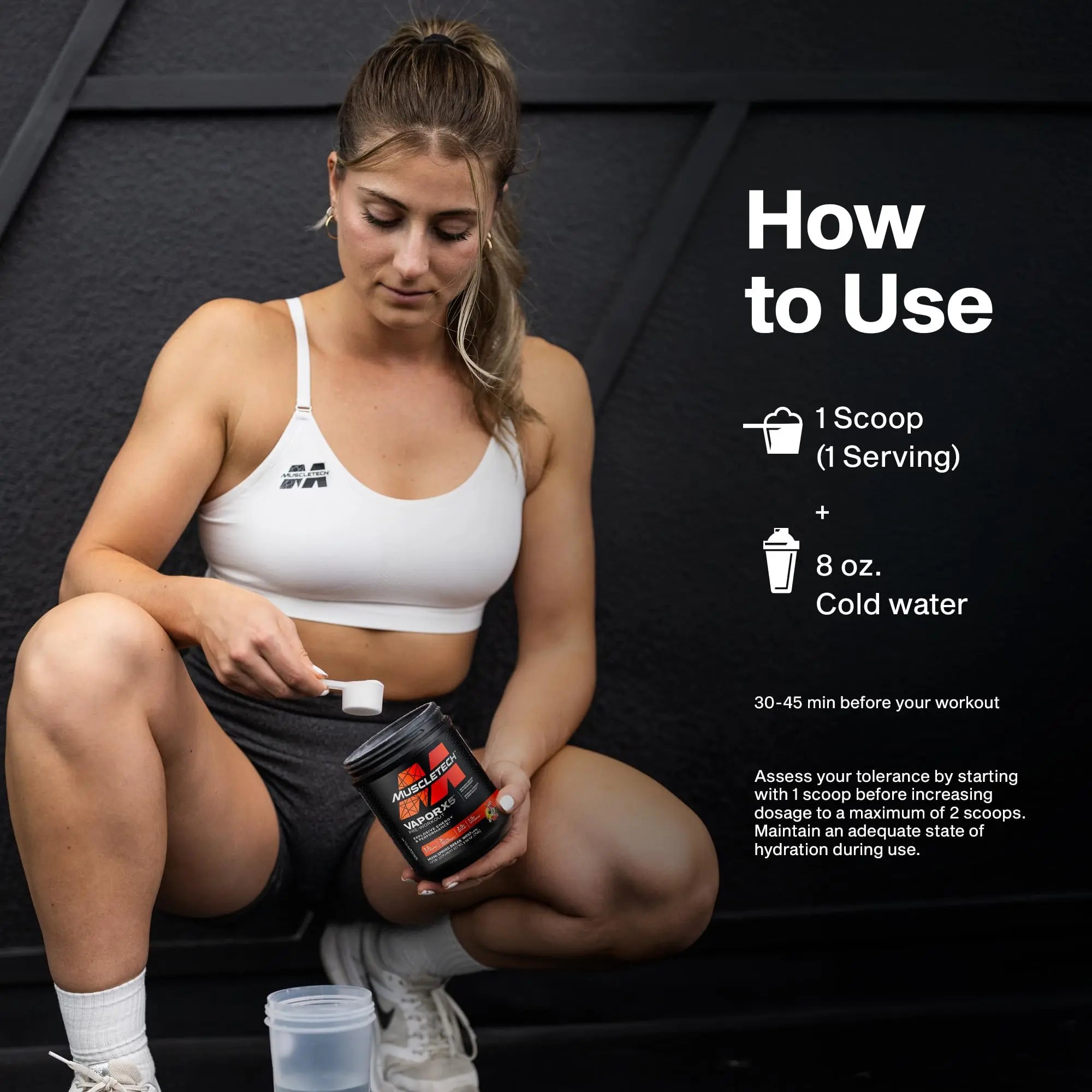 MuscleTech Pre-Workout Powder, Vapor X5 - Sports Nutrition Muscle Building Supplements for Women & Men - Intense Muscle Pump Energy Powder Drink Mix MuscleTech uk supplements