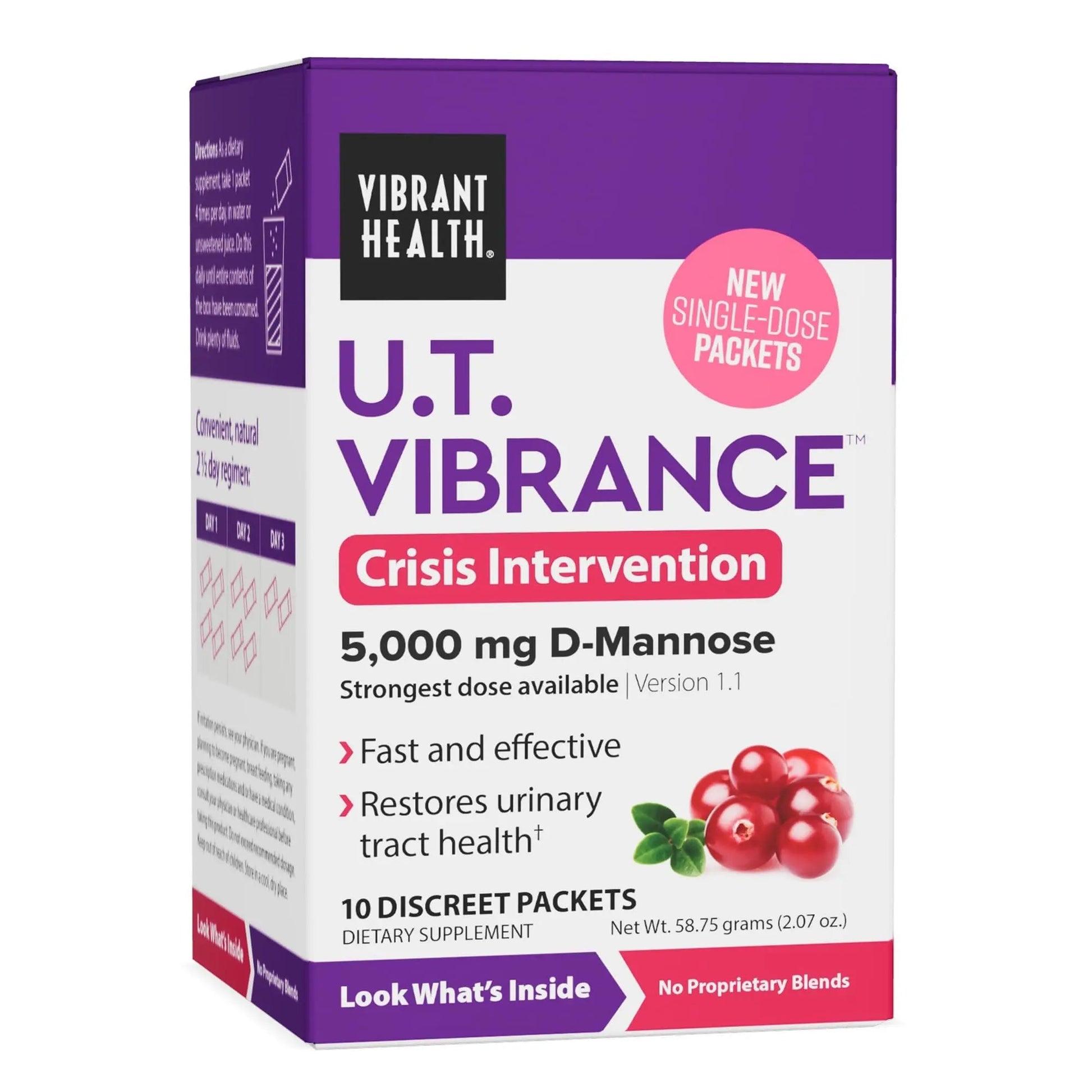 Vibrant Health, U.T. Vibrance Stick Packs, Crisis Intervention for Urinary Tract Health, 10 Servings Vibrant Health uk supplements