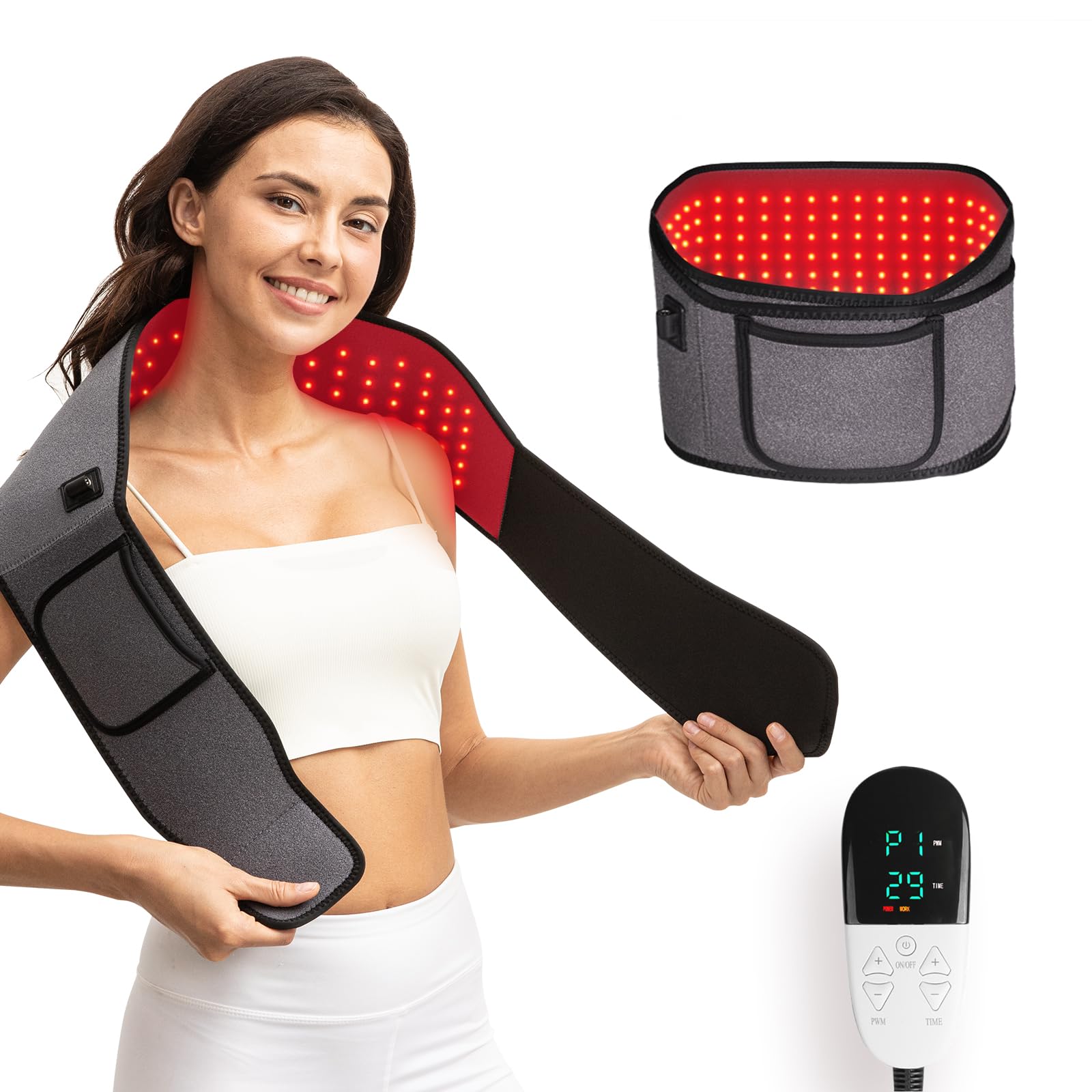 Headot Red Light Therapy Wrap Belt for Body, Men and Women Gift,100 LEDs,5Gears 9Timers HeaDot uk supplements