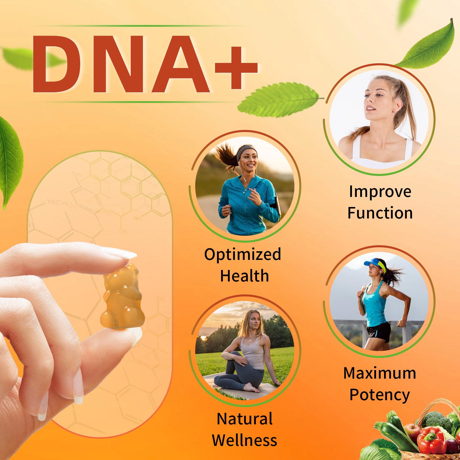 NAD+ Gummies NAD Resveratrol Supplement : NAD Supplements for Women Aging Defense Absorption Than Nicotinamide Riboside Boost Vitamin B3 D3 Sodium Zinc Support Cellular Health Energy and DNA Repair HEALOADING uk supplements