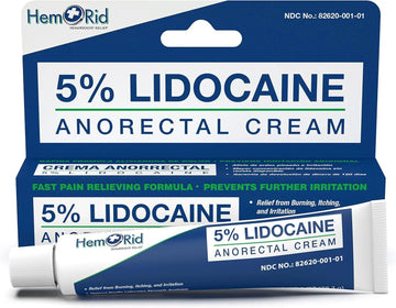 HemRid Maximum Strength Lidocaine Cream for Pain Management. Fast-Acting Hemorrhoid Solution with 5% Lidocaine. Instant Anal Itch and Numbing Effect HemRid uk supplements