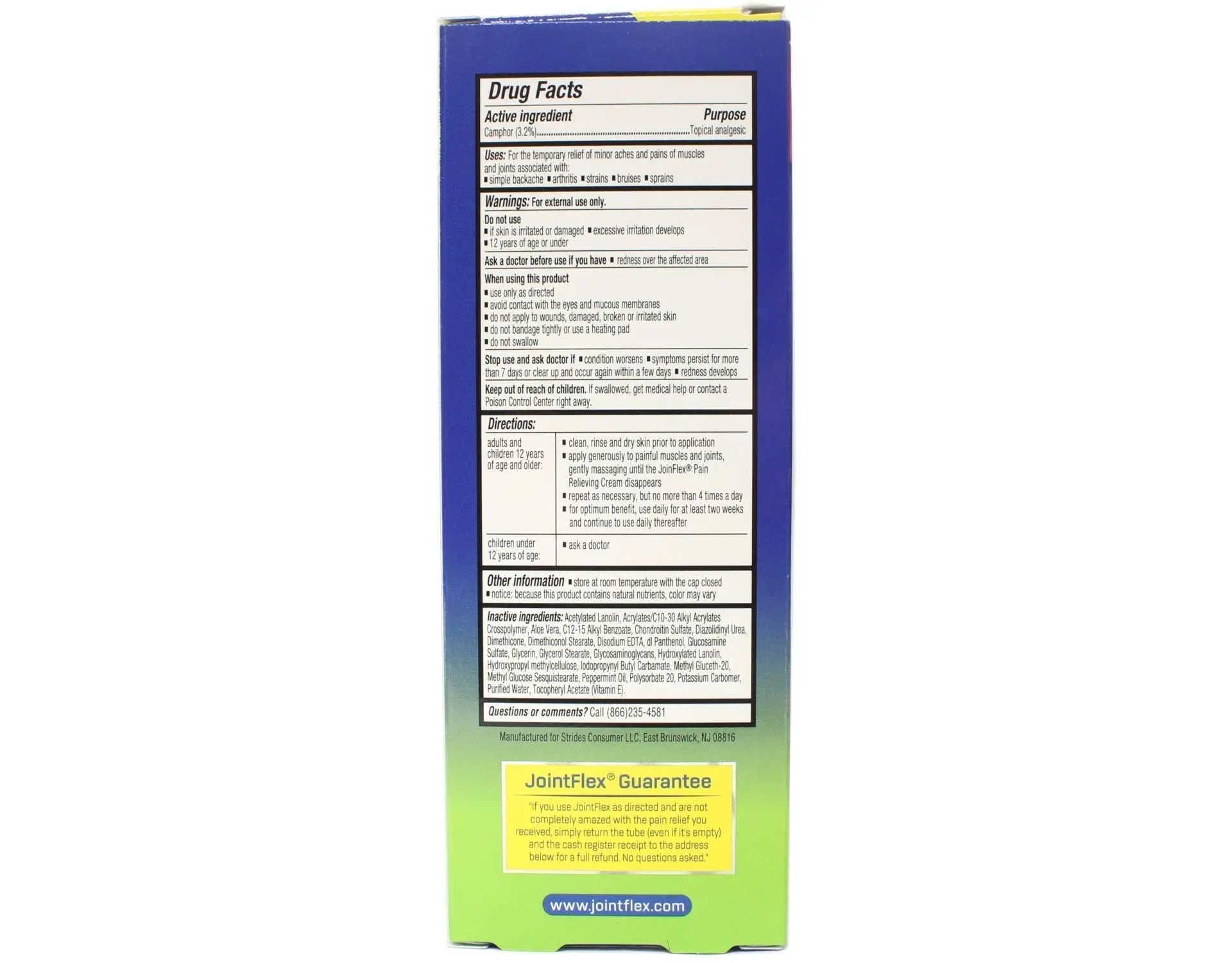 JointFlex Arthritis Pain Relief Cream, 4 oz Per Tube (4 Pack) JointFlex uk supplements
