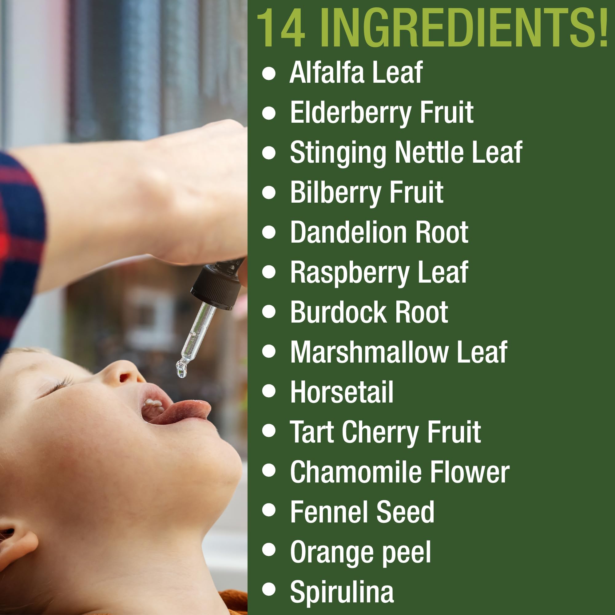 Kids Vitamins from Herbs. Liquid Kids Herbal Multivitamin. No Bitter Taste. Sugar Free 14-in-1 Vegan Supplement Drops for Toddlers, Children, Teens. Mixed in Water They Won't Even Taste It Peak Performance uk supplements
