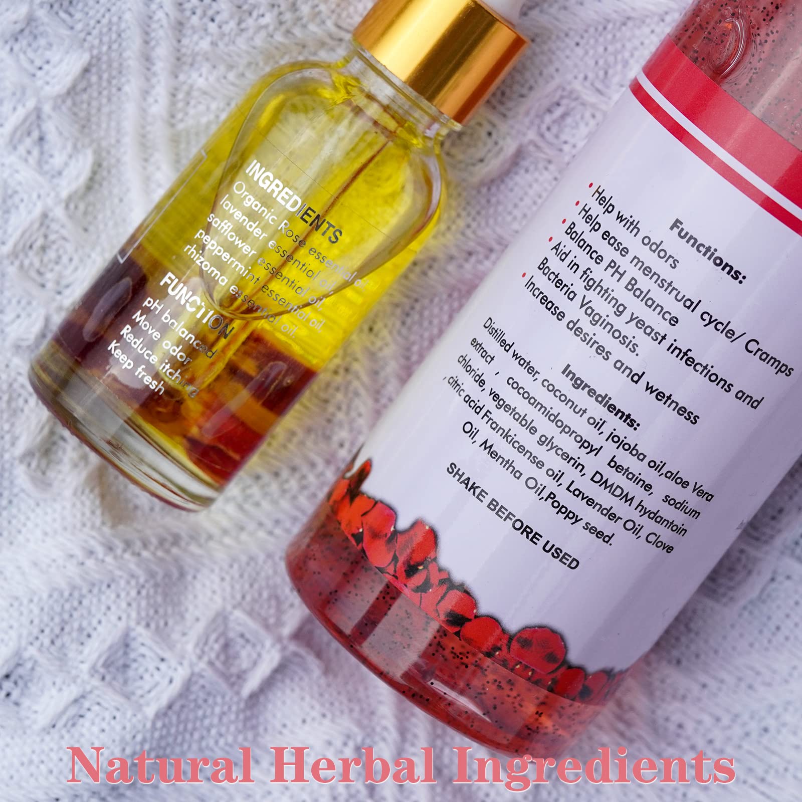forvirness Feminine Wash & Natural Yoni Oil Set, Vaginal Wash with Cleaning Factor - Remove Odor forvirness uk supplements