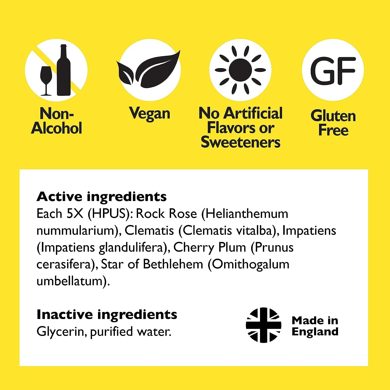 Bach RESCUE Remedy Dropper 20mL Bundle, Non-Alcohol Formula, Natural Stress Relief, Homeopathic RESCUE uk supplements
